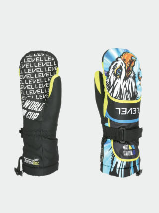 Rukavice Level Junior Mitt JR (yellow blue)