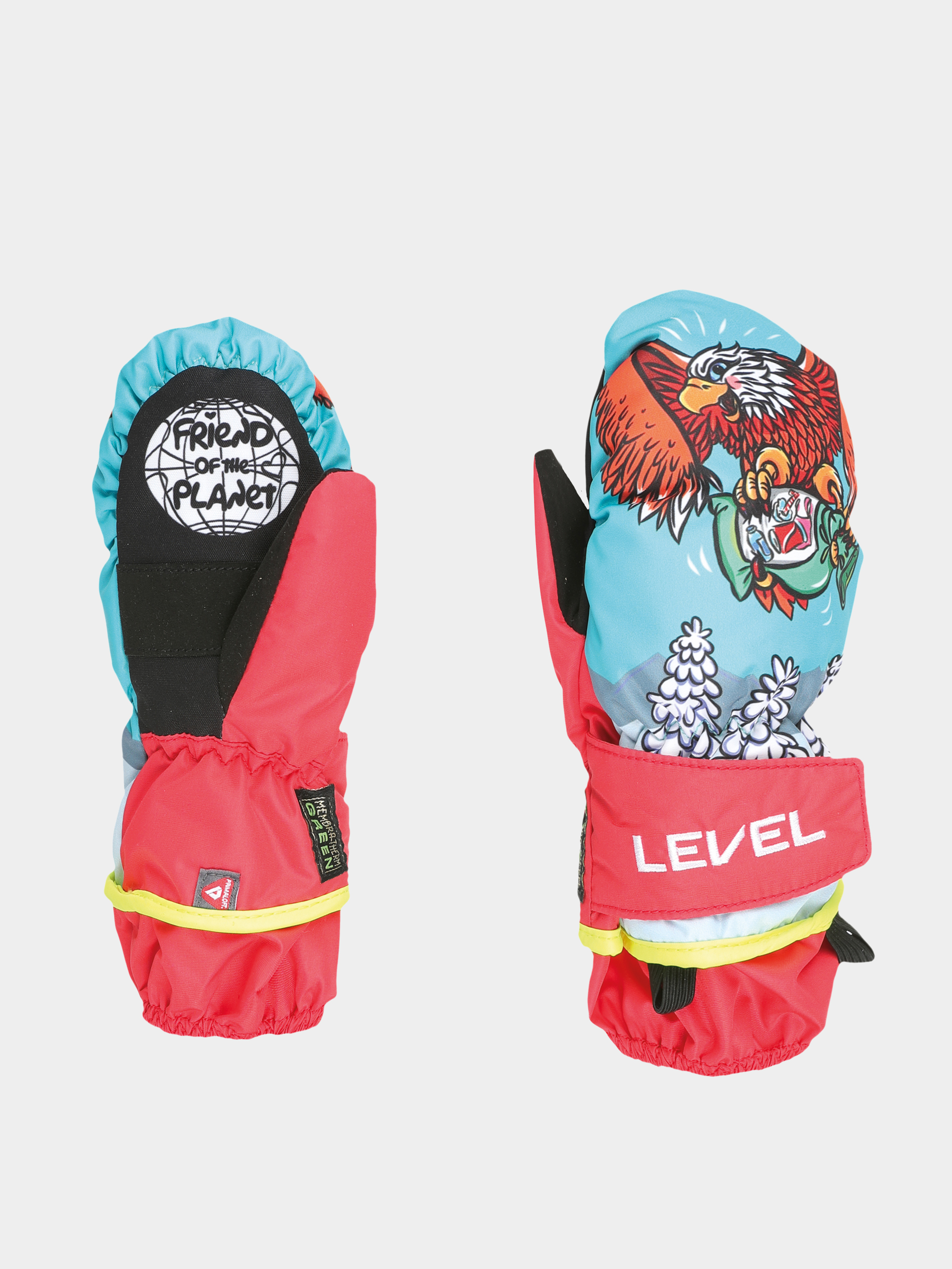 Rukavice Level Animal Mitt JR (red)