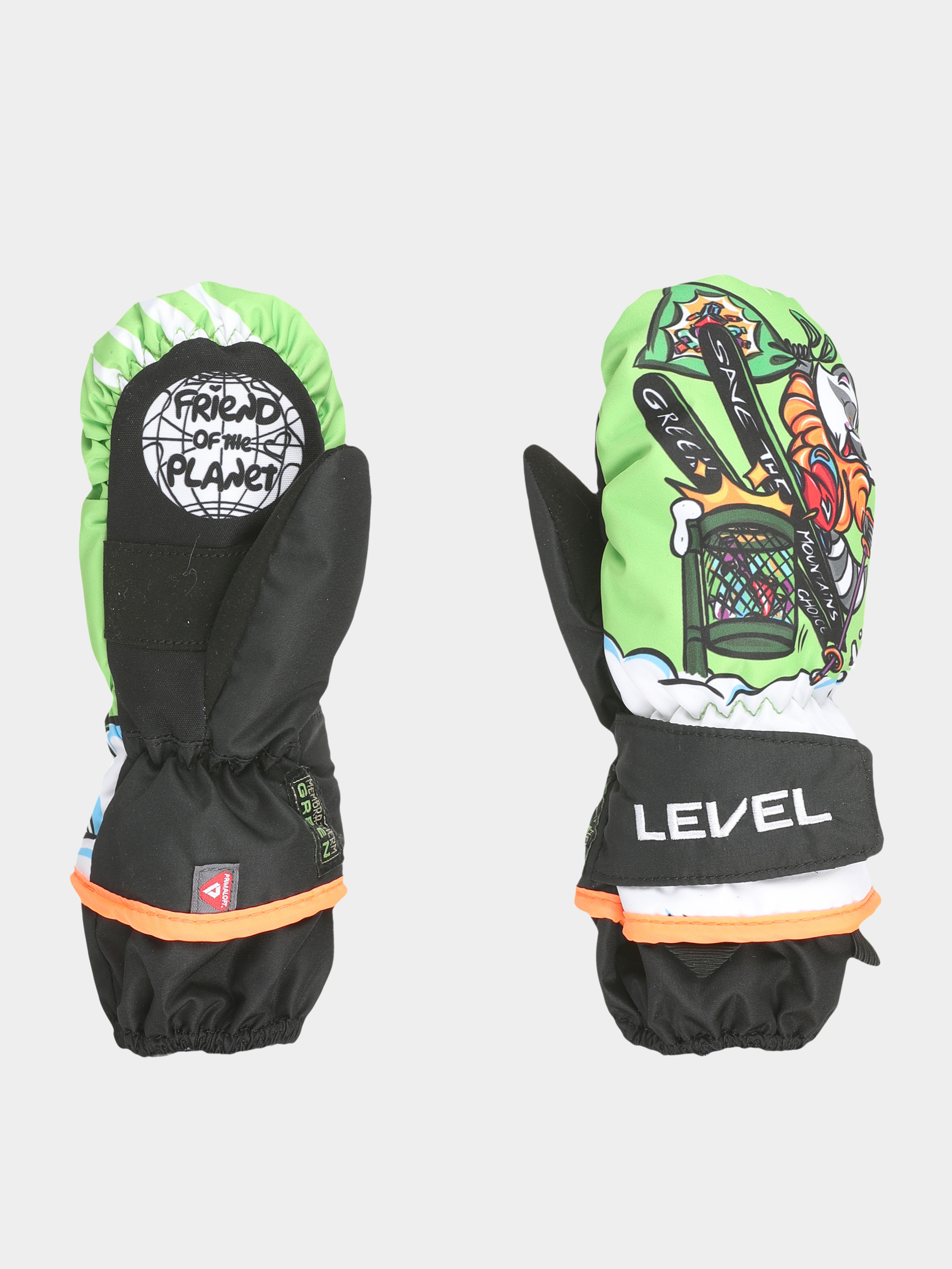 Rukavice Level Animal Mitt JR (lime)