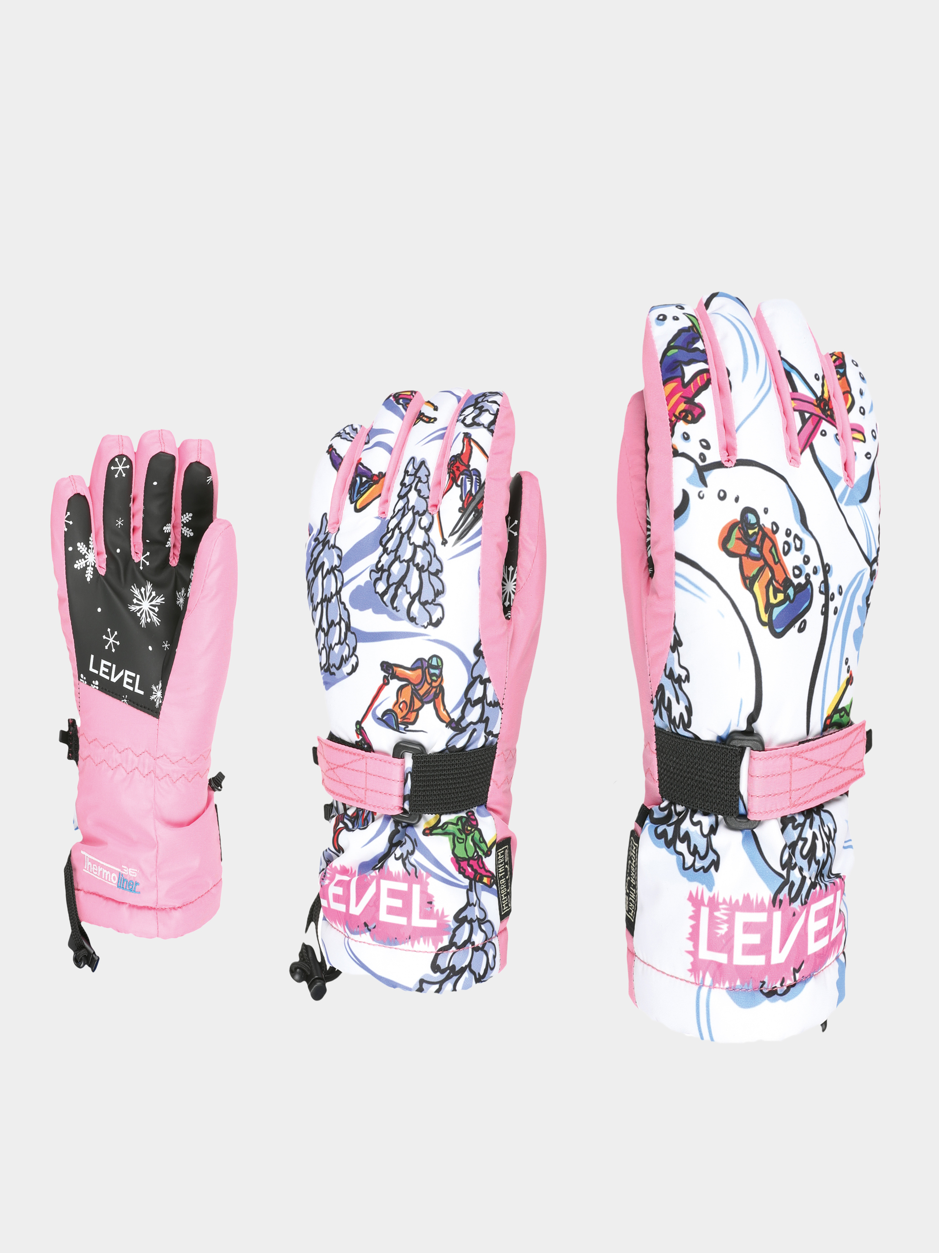 Rukavice Level Junior JR (pink)