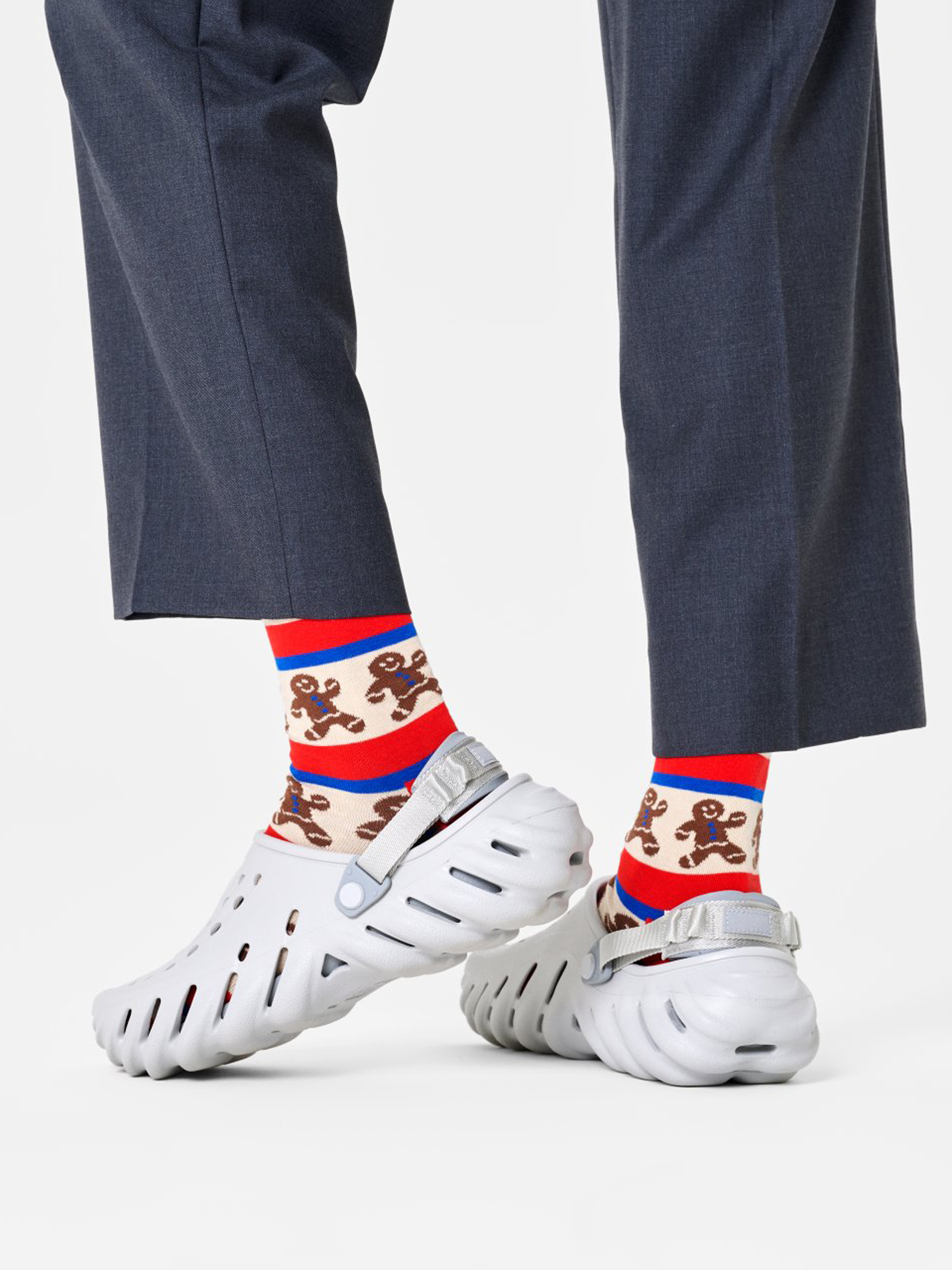 Ponožky Happy Socks Gingerbread Stripe (red)