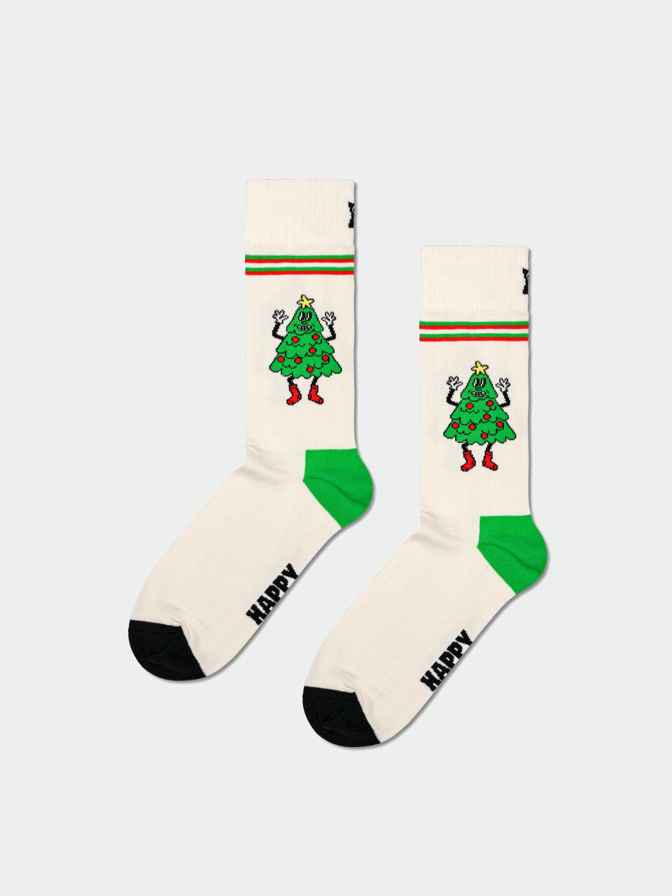 Ponožky Happy Socks Happy Tree (white)