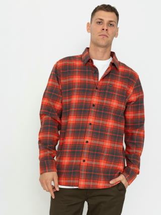 Košeľa Volcom Caden Plaid Ls (bright red)