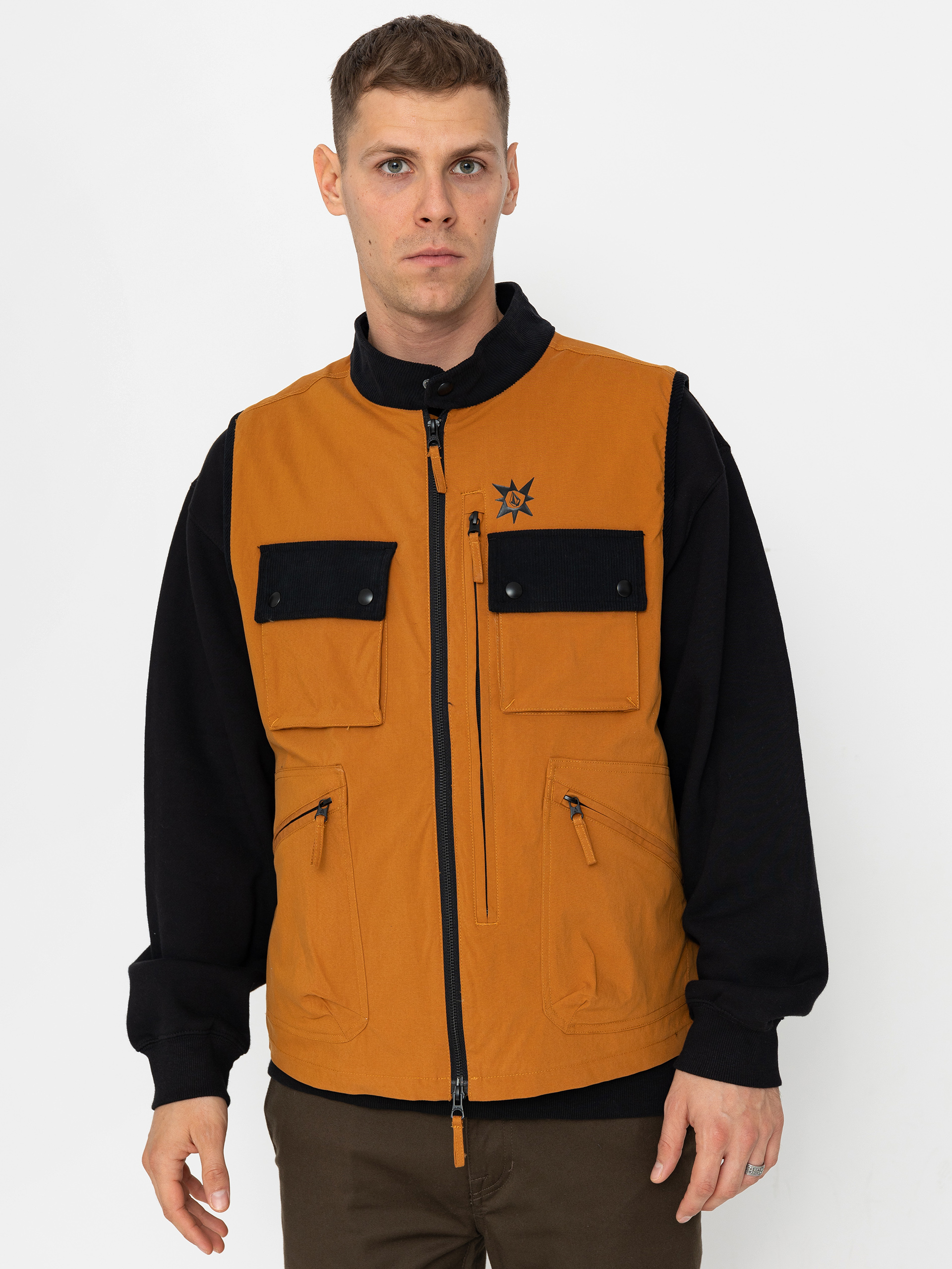 Vesta Volcom Tt B Iguchi Tds Vest (chestnut brown)