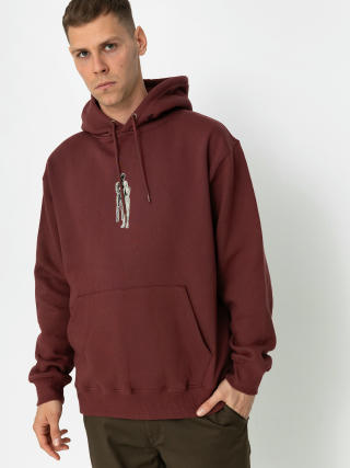 Mikina s kapucňou Volcom Watanite HD (merlot)