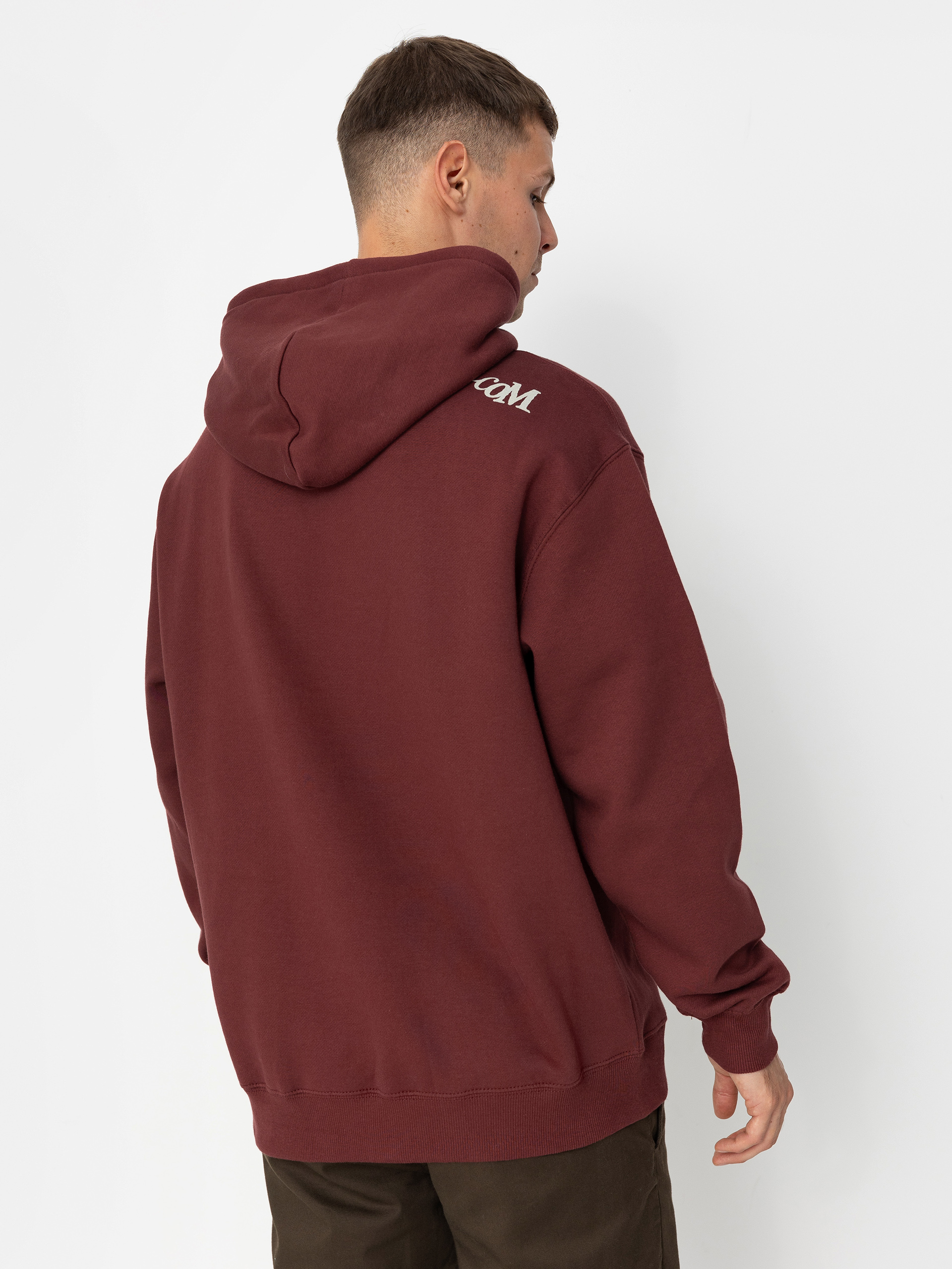 Mikina s kapucňou Volcom Watanite HD (merlot)