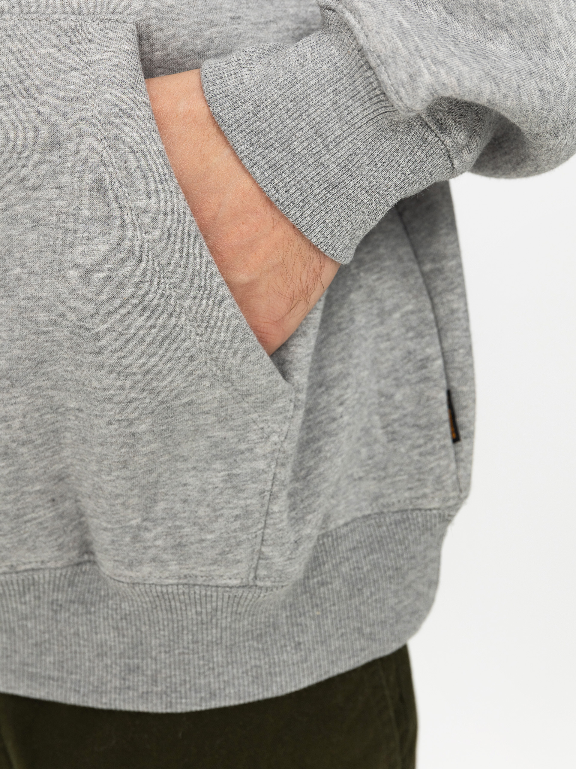 Mikina s kapucňou Volcom Fergadelic HD (heather grey)