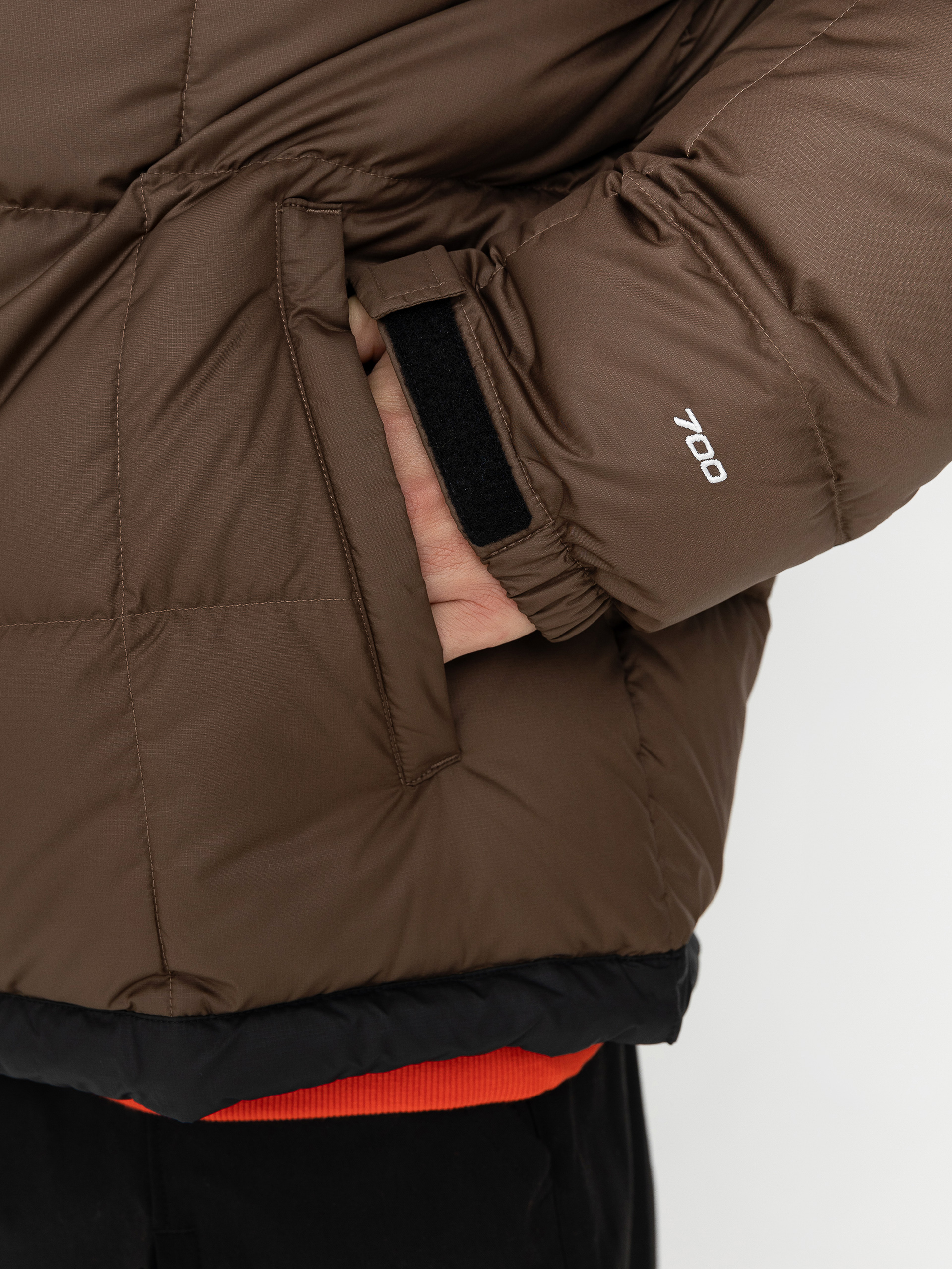 Bunda The North Face Lhotse Hooded (smokey brown)