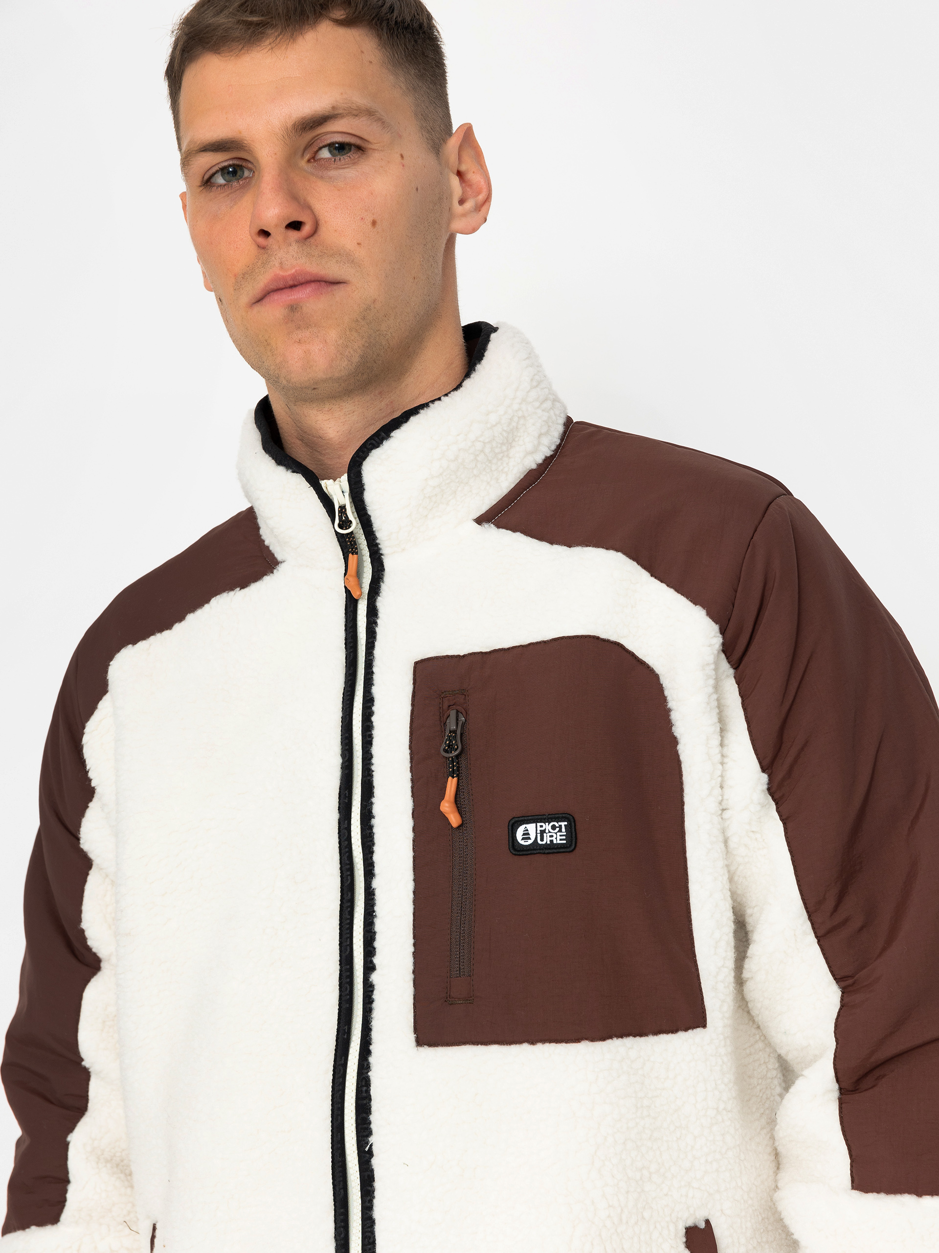 Pánsky Flísová mikina Picture Quilchena (tofu chicory coffee)