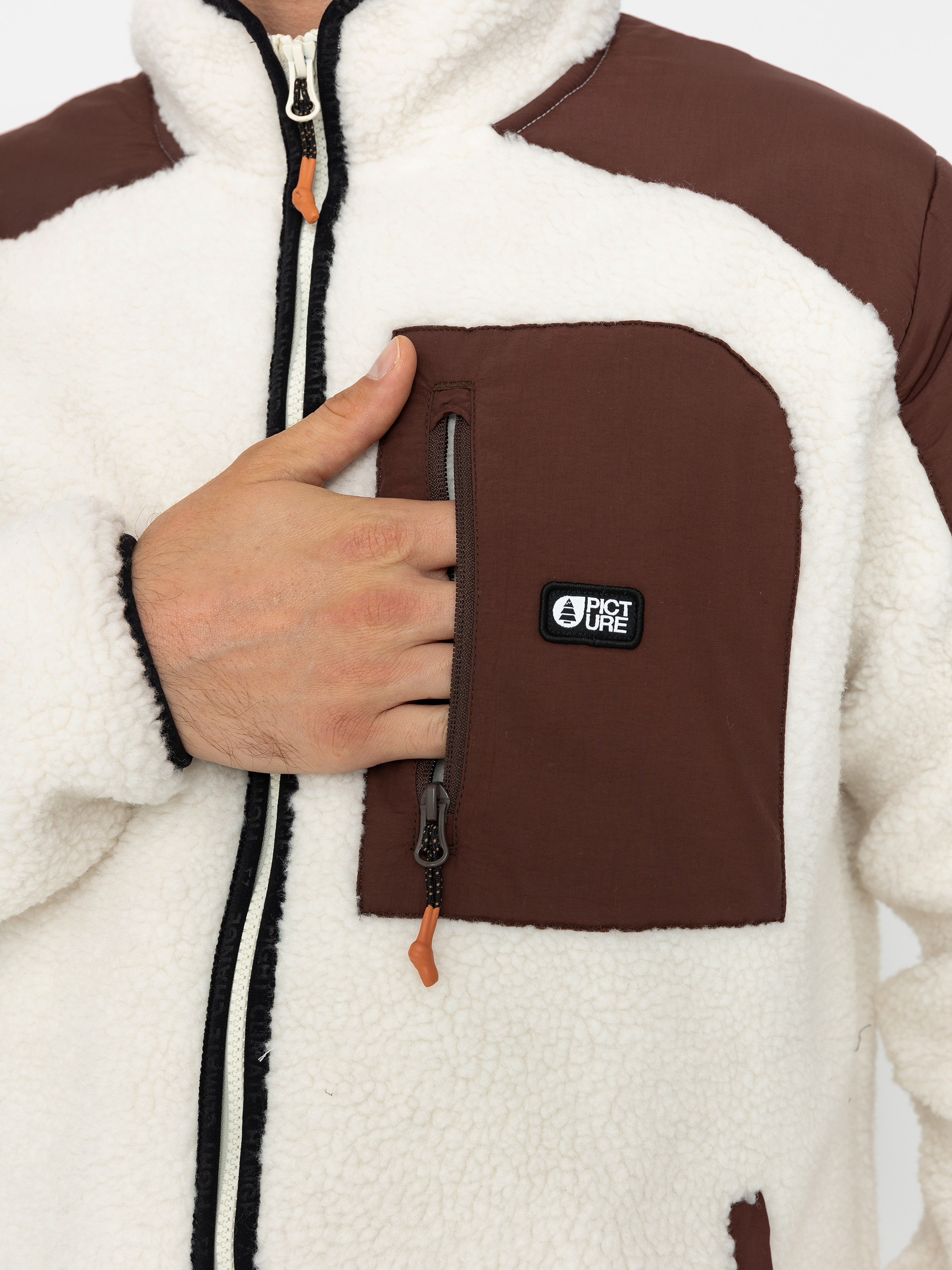 Pánsky Flísová mikina Picture Quilchena (tofu chicory coffee)