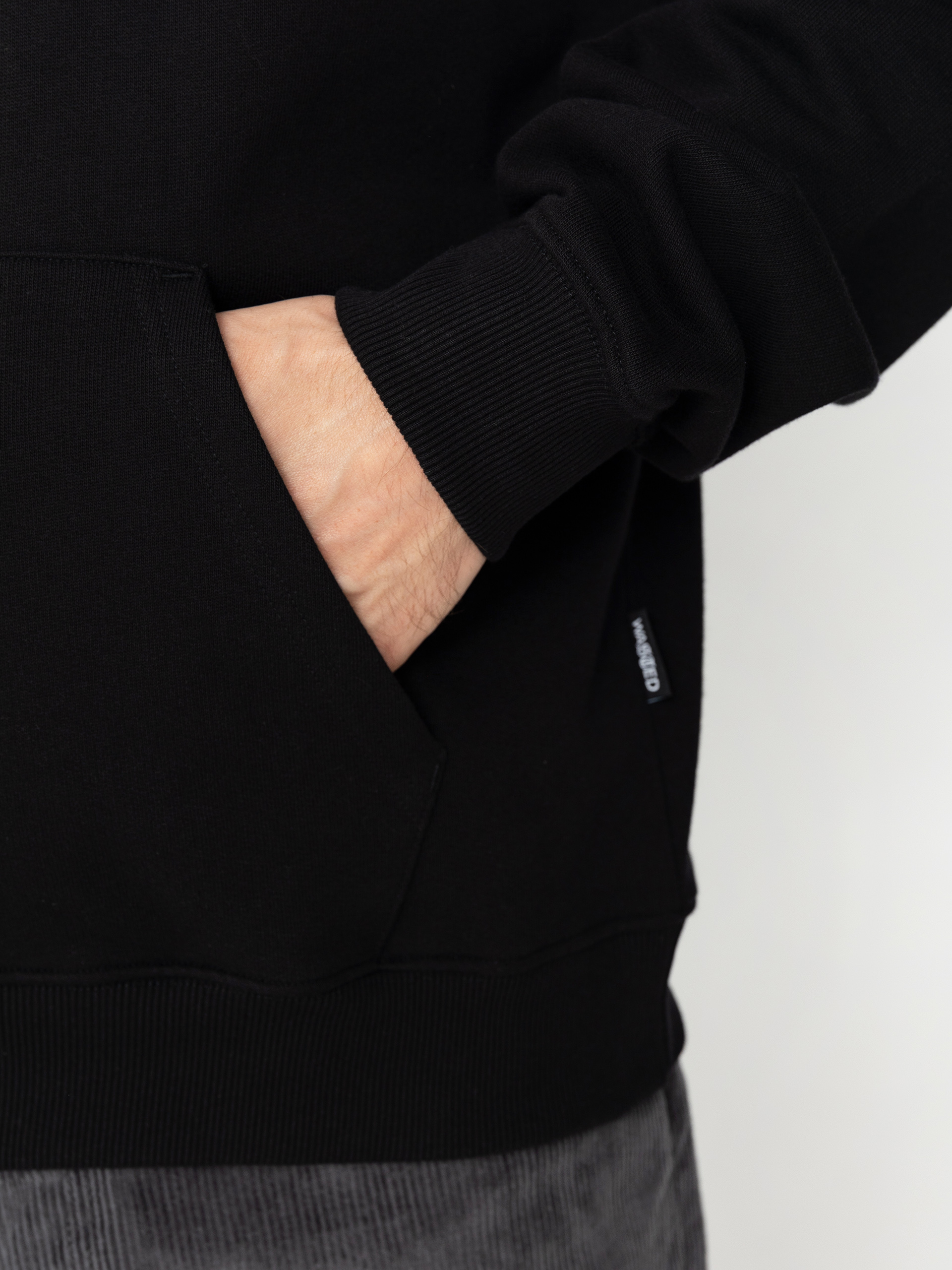 Mikina s kapucňou Wasted Paris Howler HD (black)