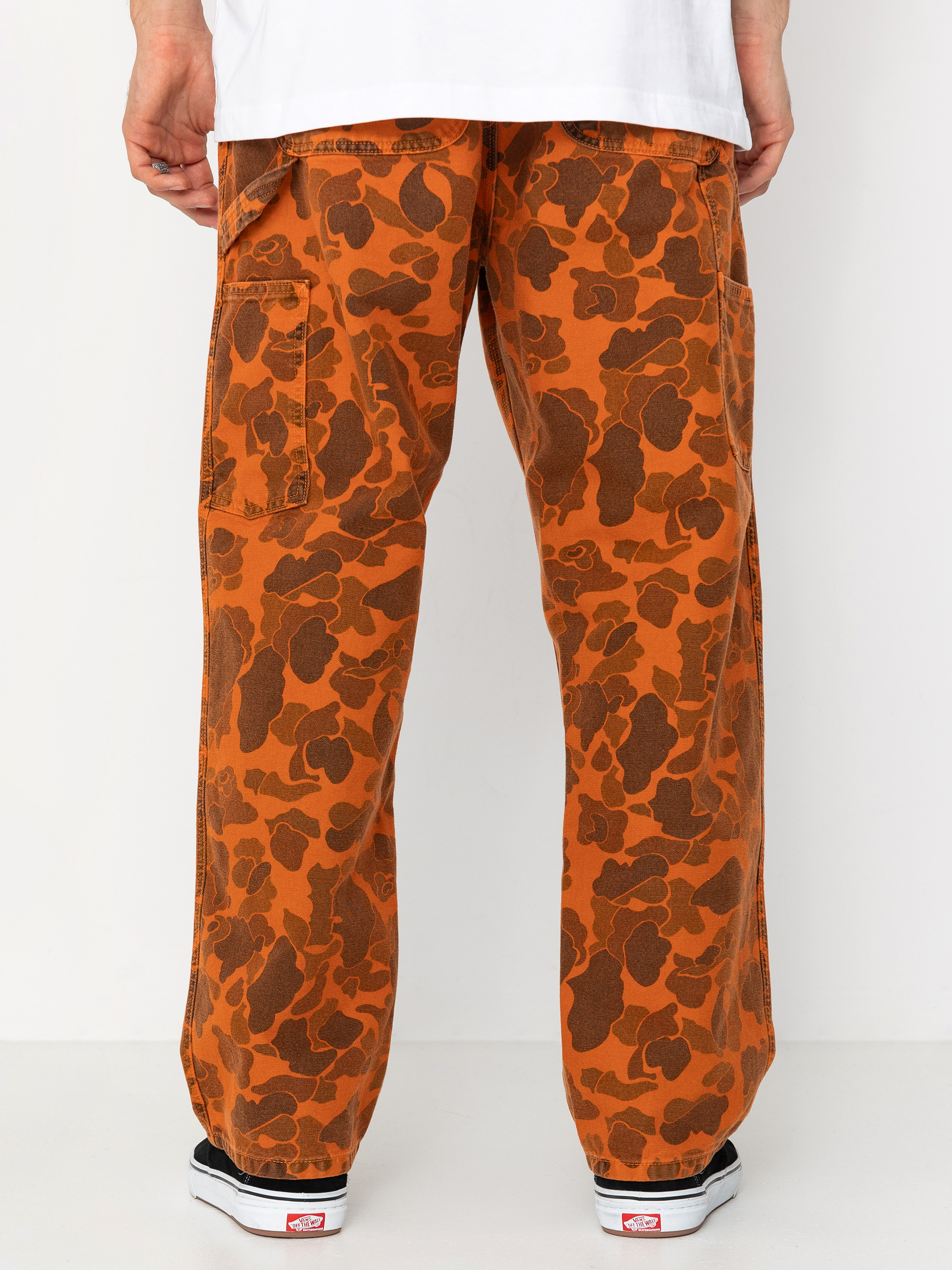 Nohavice Carhartt WIP Duck Single Knee (camo duck/green/turmeric)