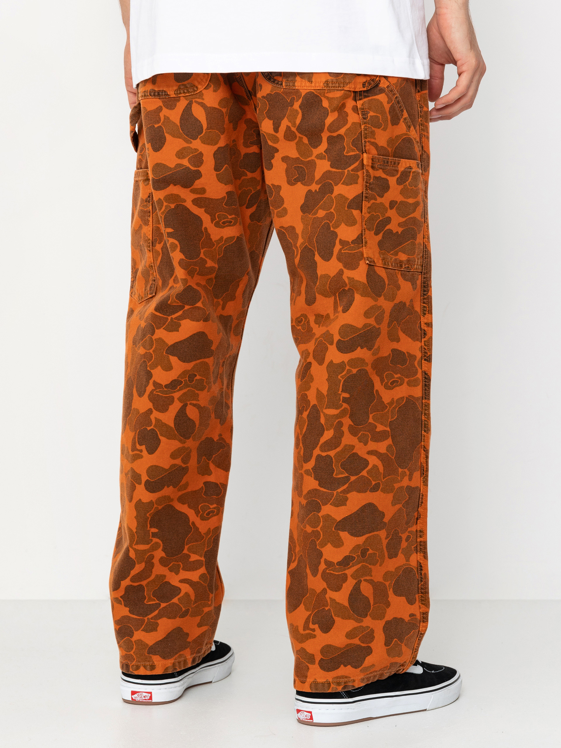 Nohavice Carhartt WIP Duck Single Knee (camo duck/green/turmeric)