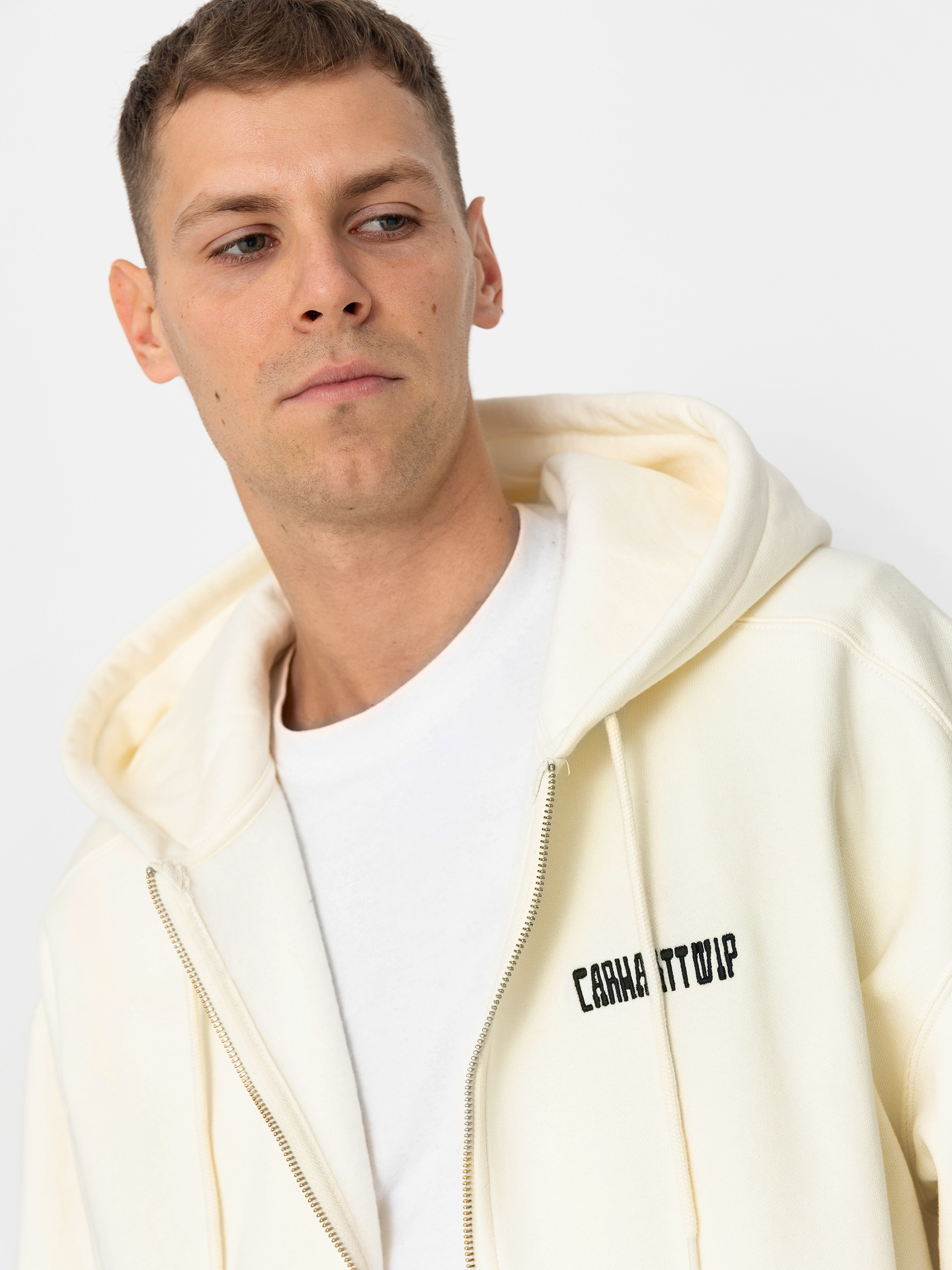 Mikina s kapucňou Carhartt WIP Think Tank ZHD (wax/black)