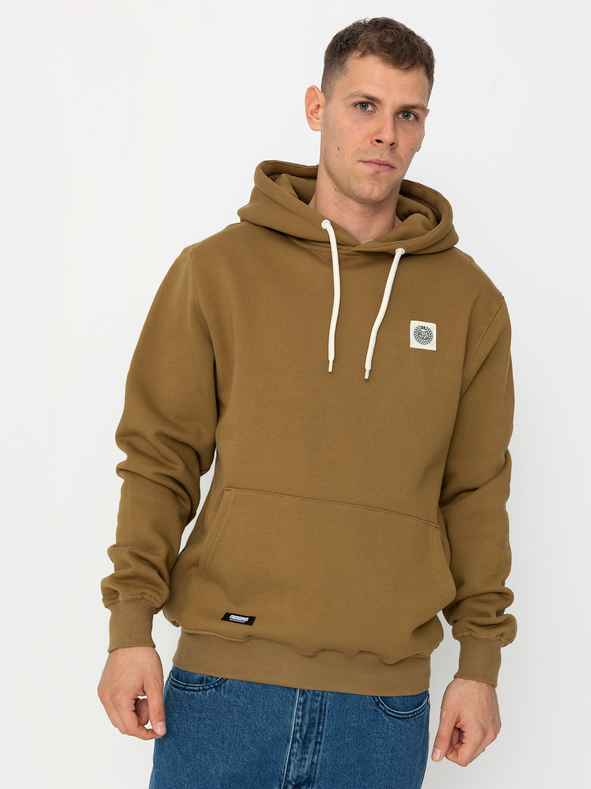 Mikina s kapucu0148ou MassDnm Patch HD (brown)