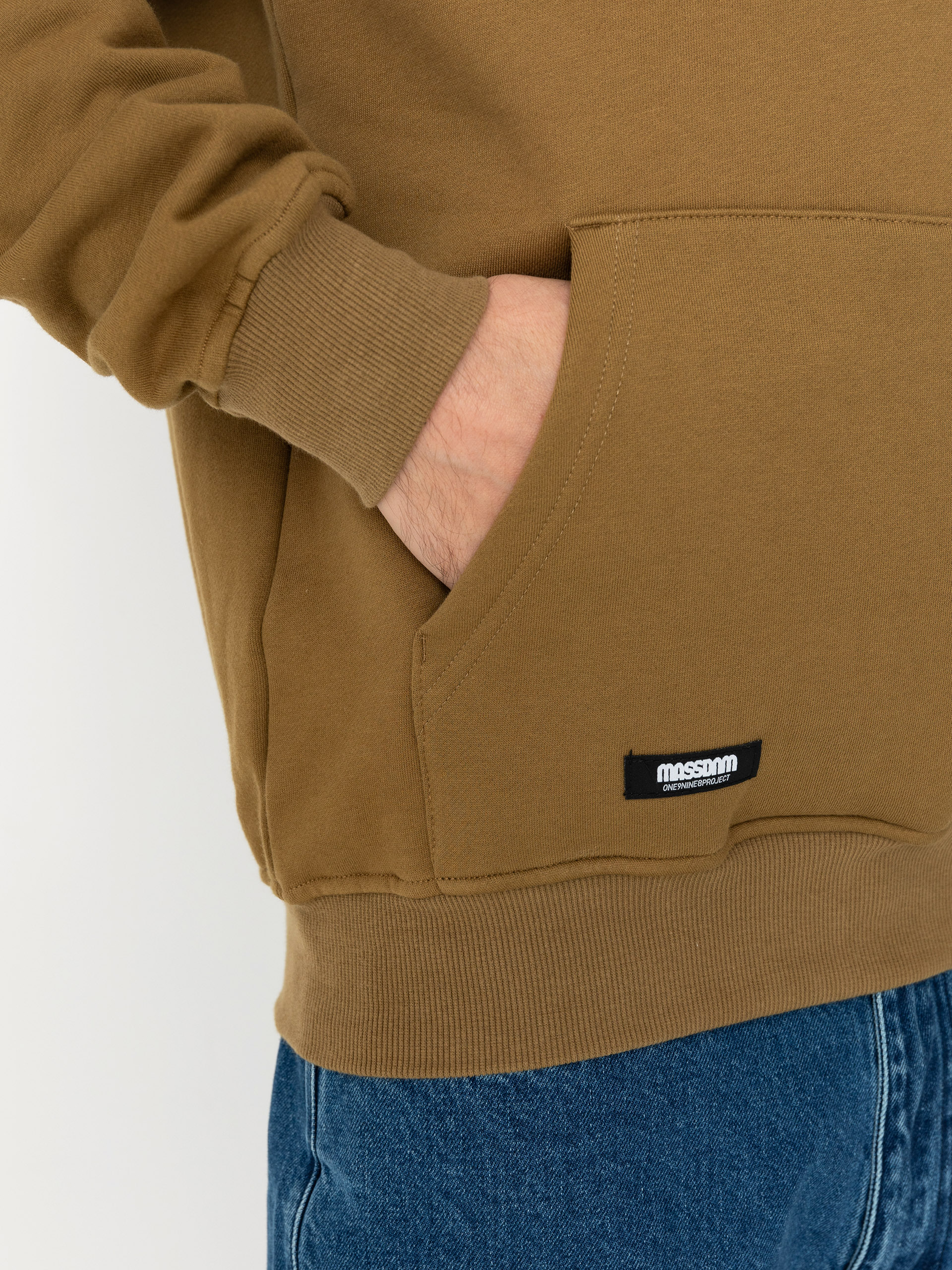 Mikina s kapucňou MassDnm Patch HD (brown)