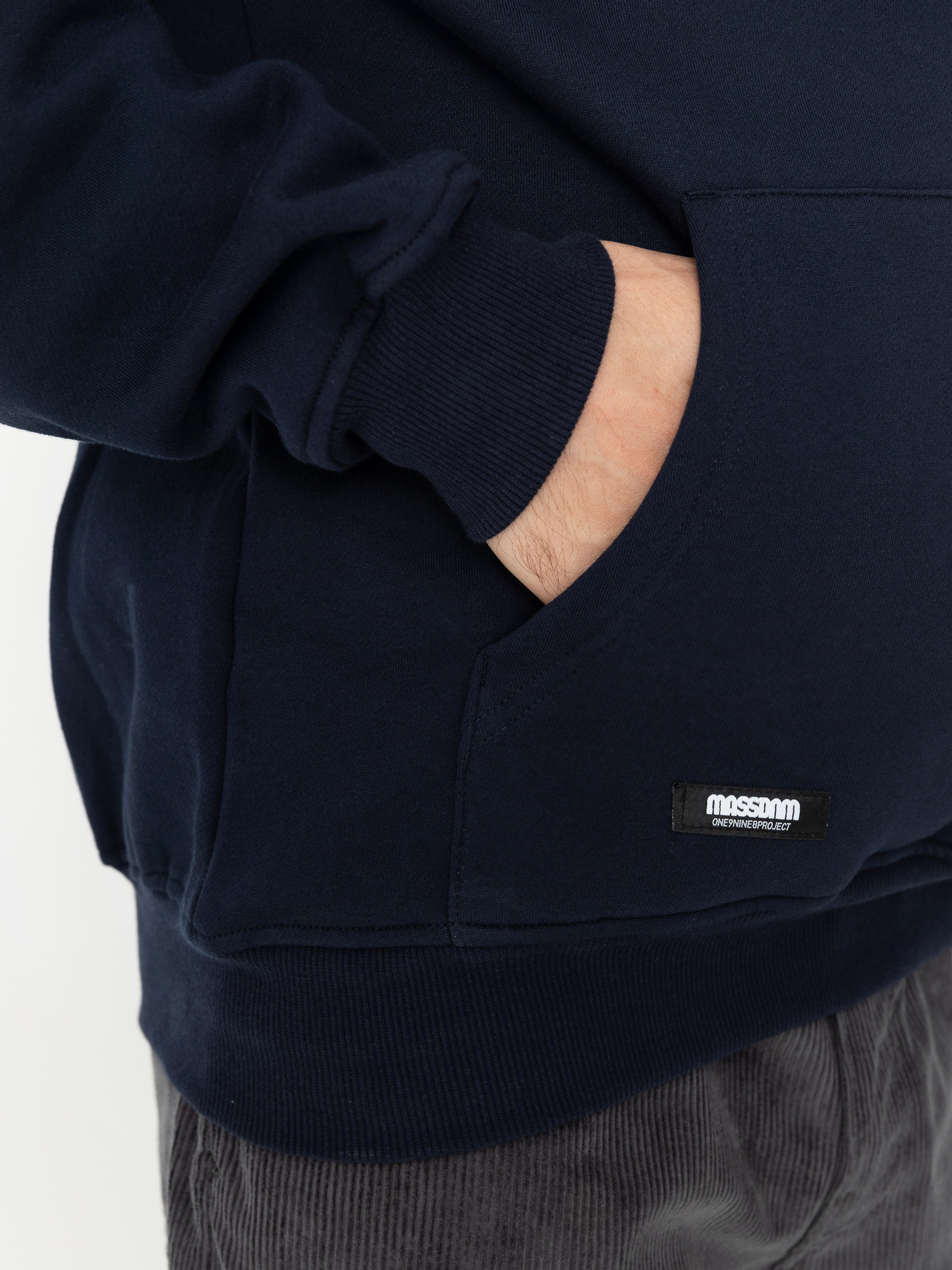 Mikina s kapucňou MassDnm Patch HD (navy)