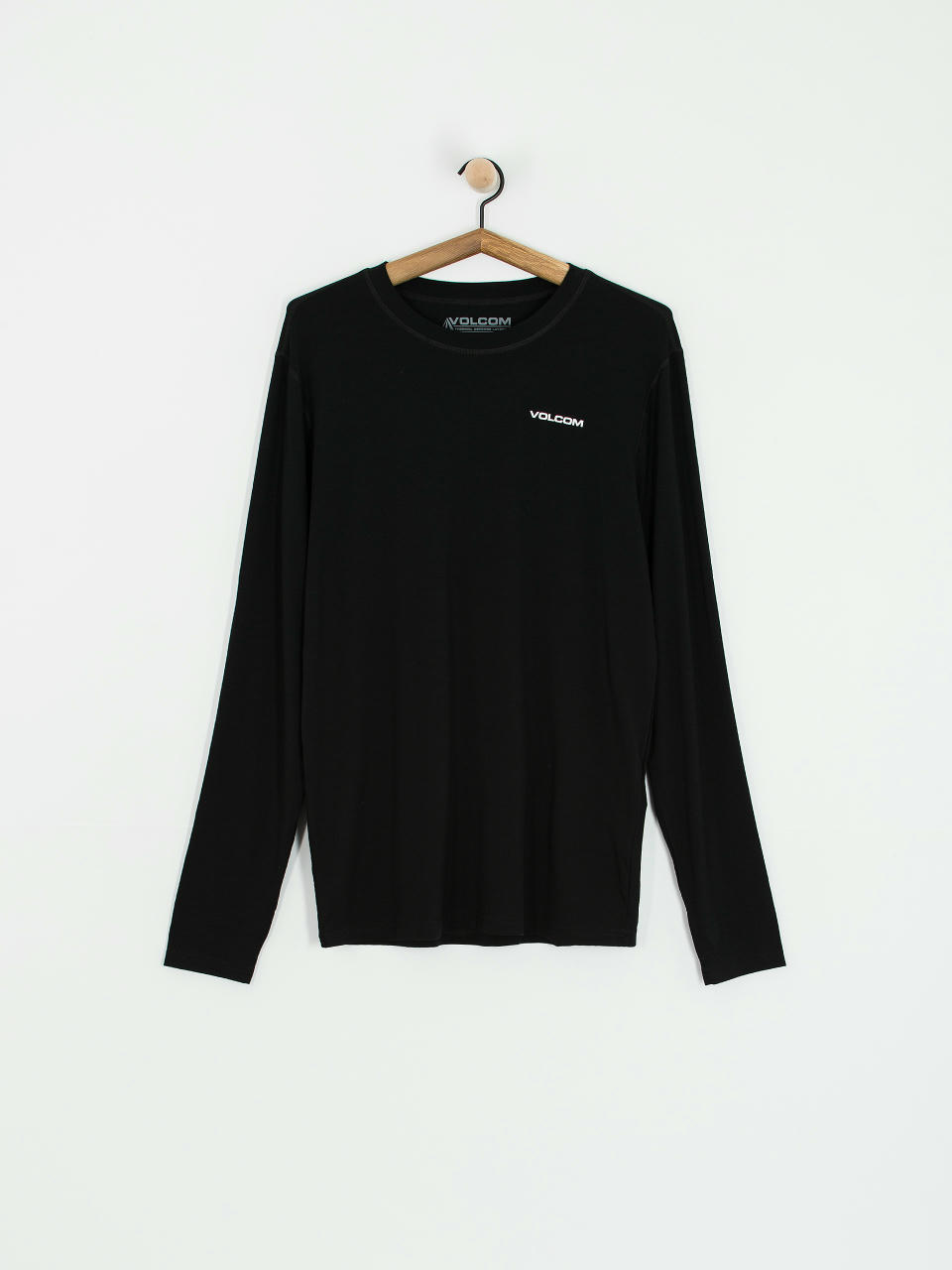 Pánsky Triko Volcom M Merino Blend Crew (black)