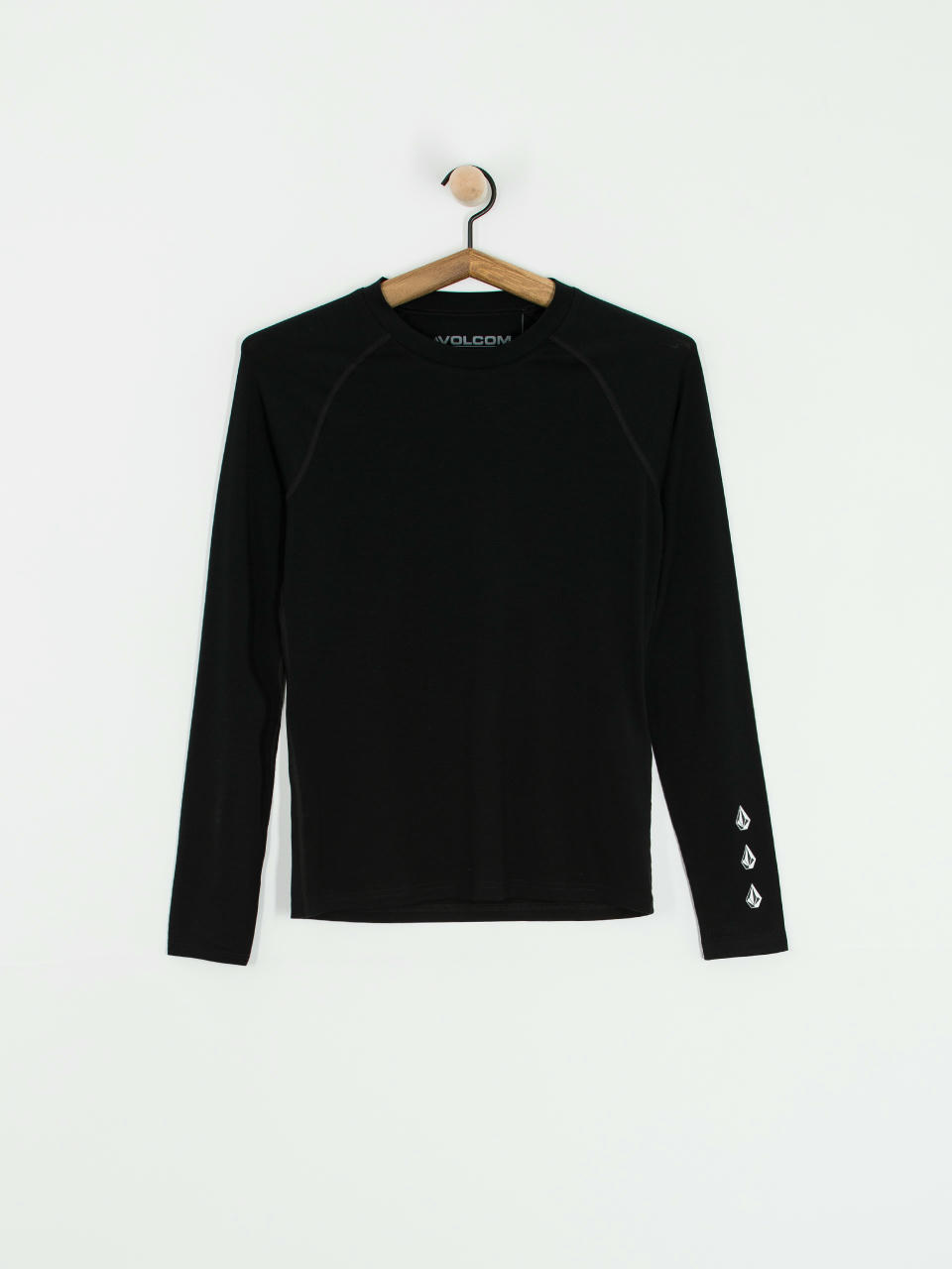 Dámsky Triko Volcom Merino Blend Crew (black)