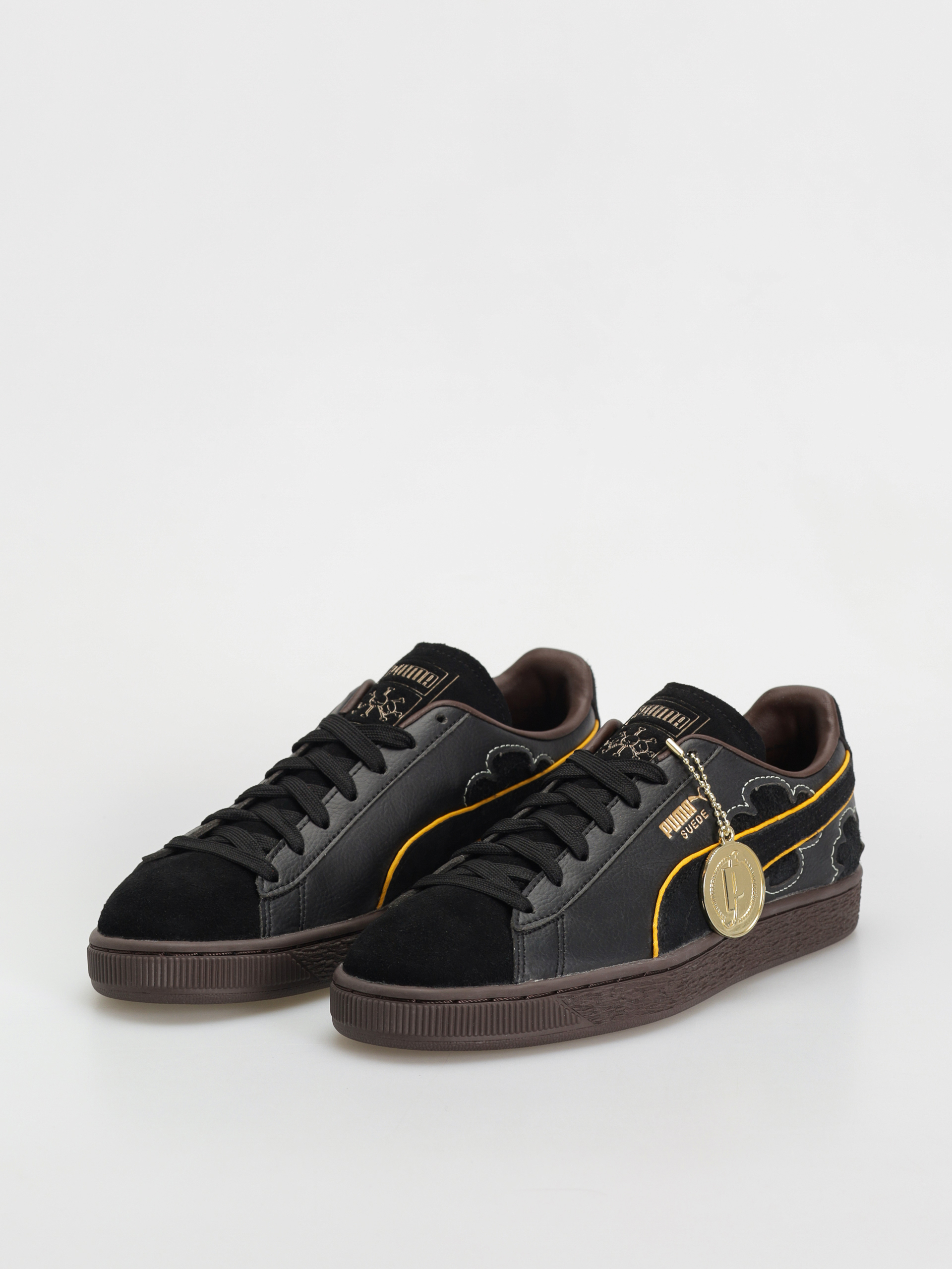 Topánky Puma X One Piece Suede 4 (puma black dark chocol)