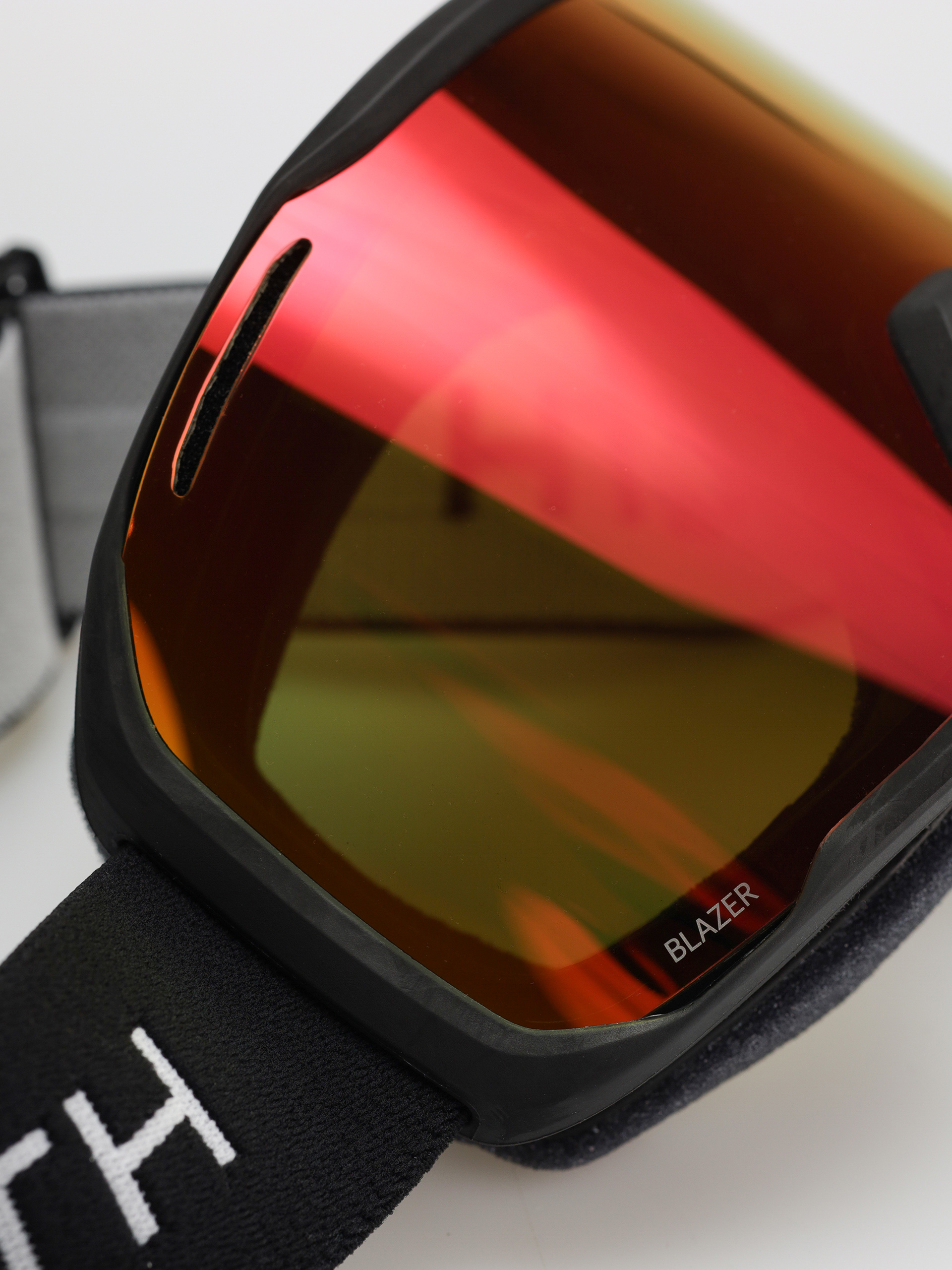 Snowboardové okuliare Smith Blazer (red sol-x mirror)