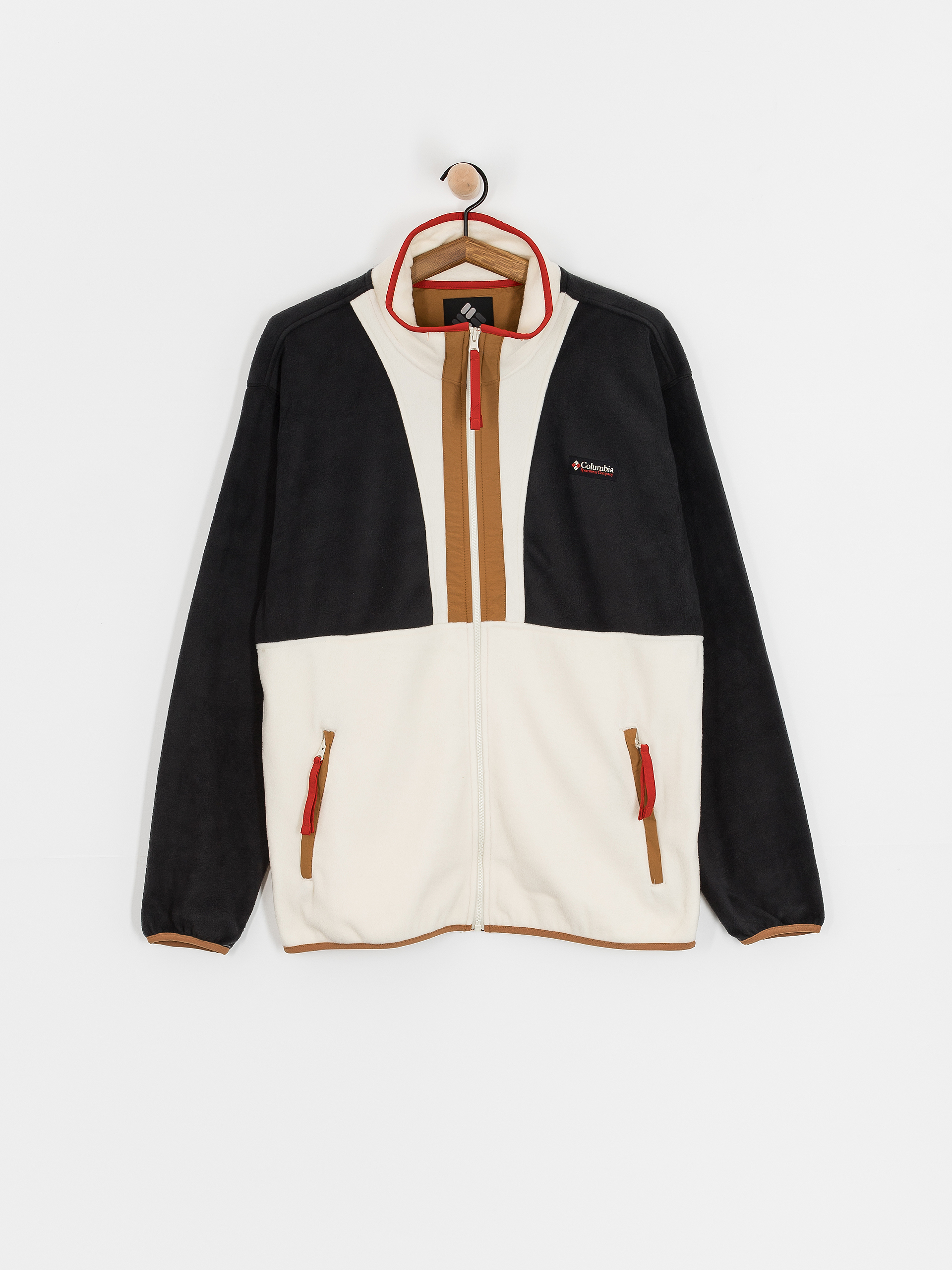 Pánsky Flísová mikina Columbia Backbowl II Full Zip (black chalk)