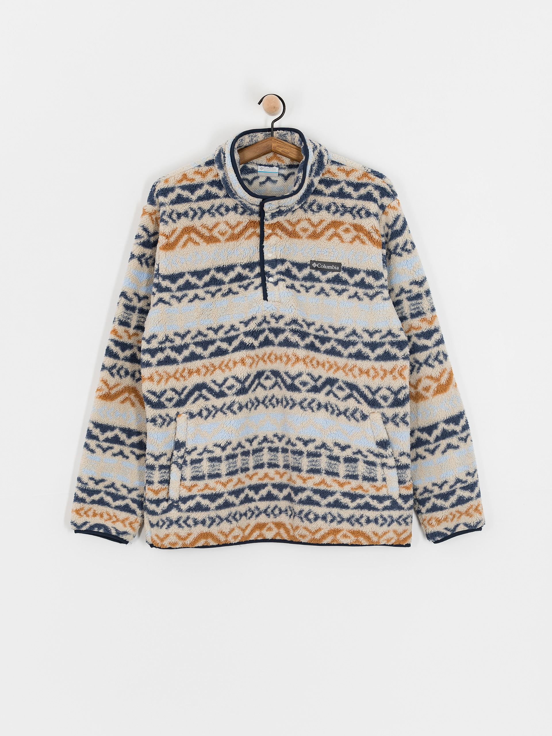 Pánsky Flísová mikina Columbia Rugged Ridge Half Snap (dark stone dar)