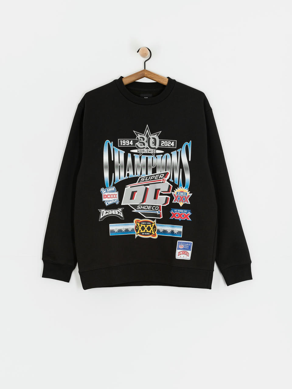 Mikina DC Old Champs Crew (black)