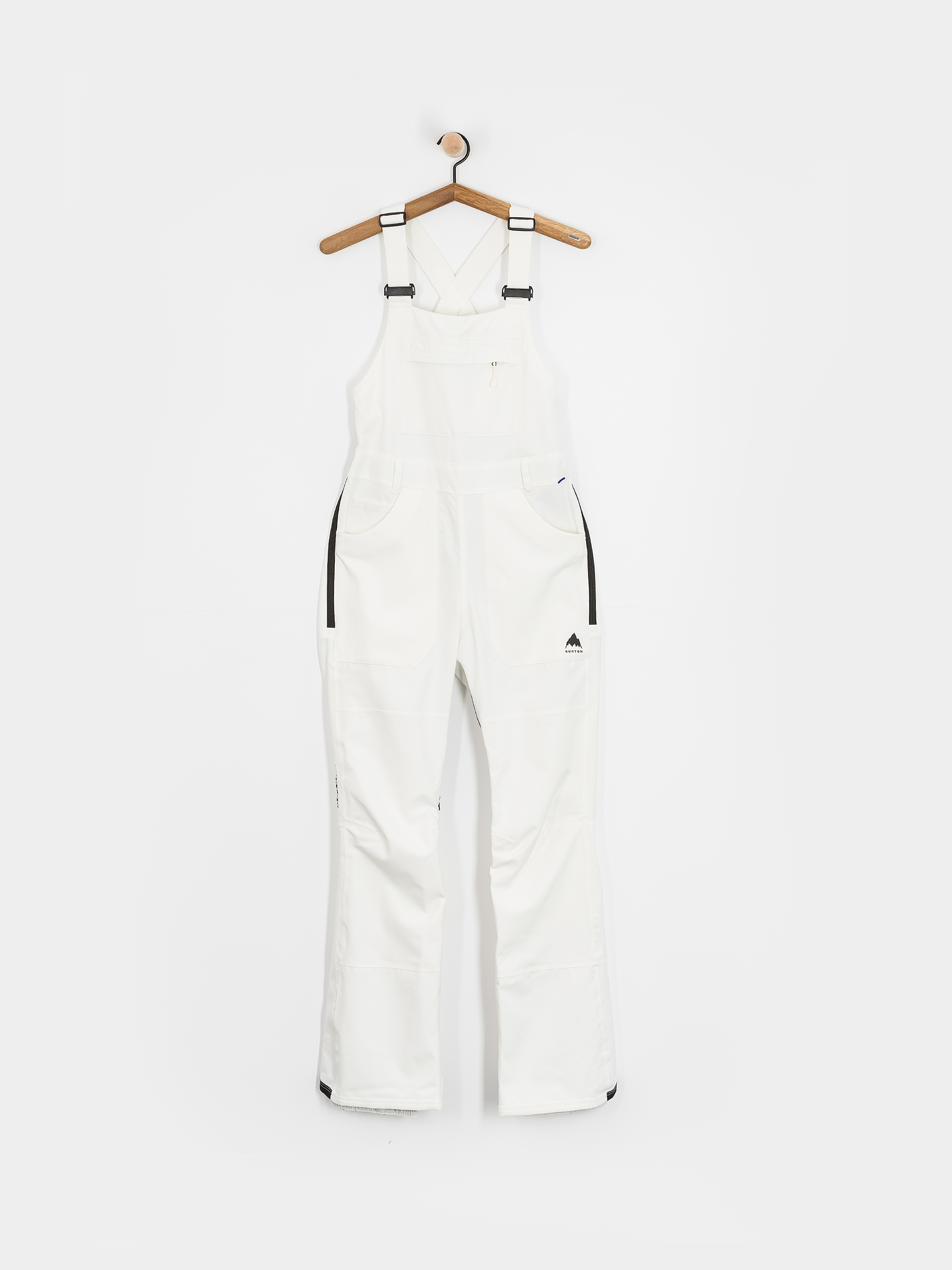 Dámske Snowboardové nohavice Burton Avalon Stretch Bib (stout white)