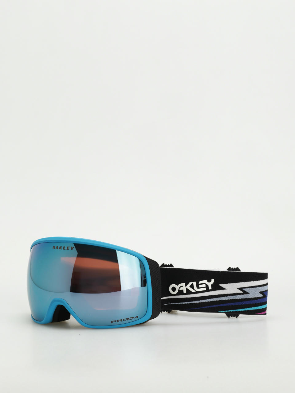 Snowboardové okuliare Oakley Flight Tracker L (black bolt/prizm snow sapphire iridium)