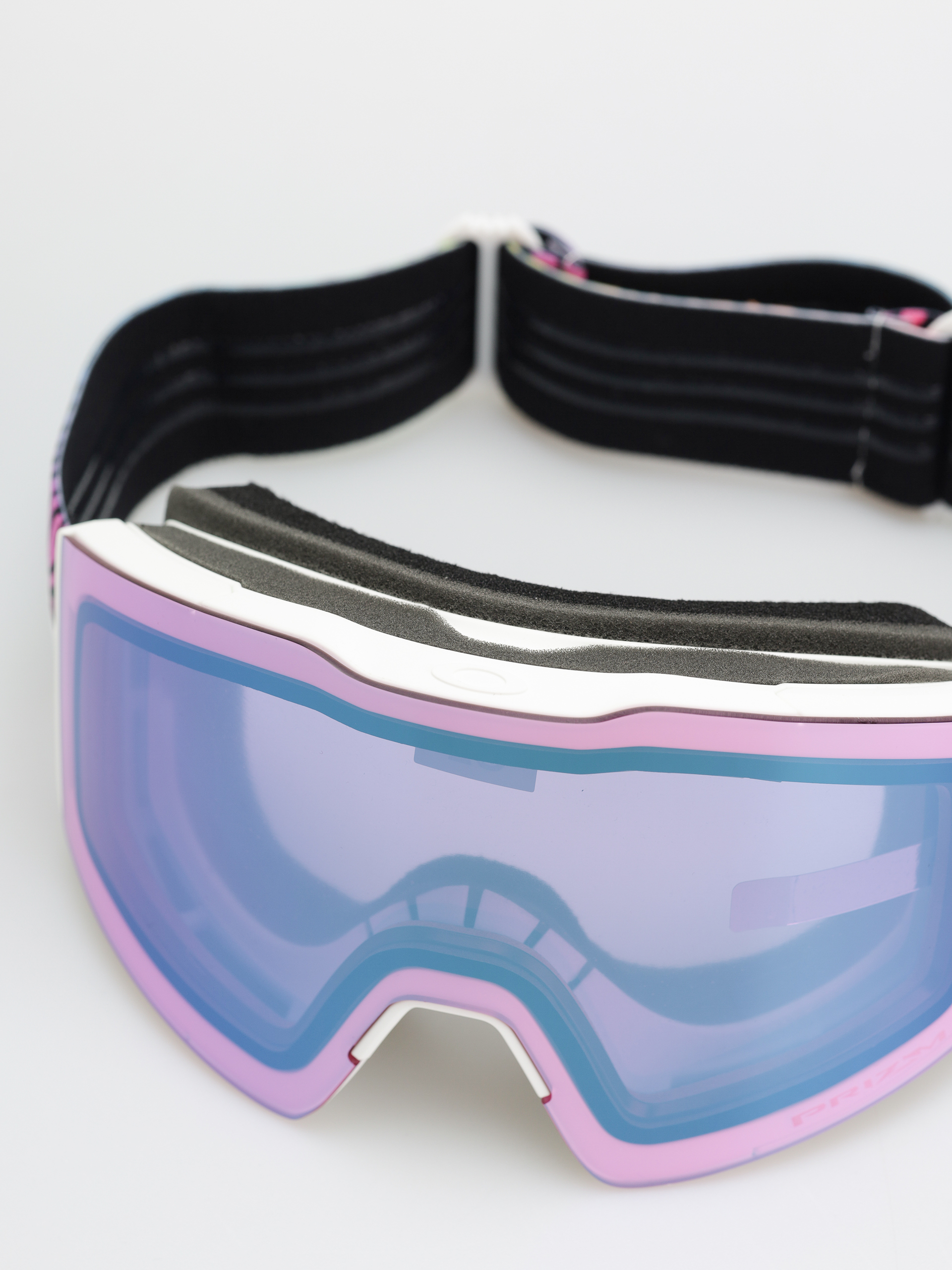 Snowboardové okuliare Oakley Fall Line M (bengal white/prizm snow iced iridium)
