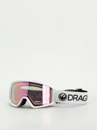 Snowboardové okuliare Dragon DXT OTG (white/lumalens pink ion)