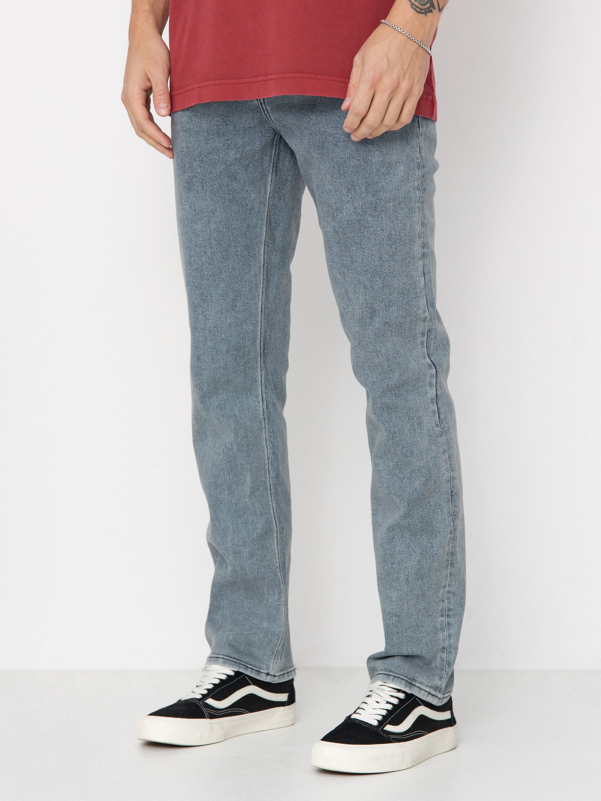 Nohavice Volcom Solver Denim (ash blue)