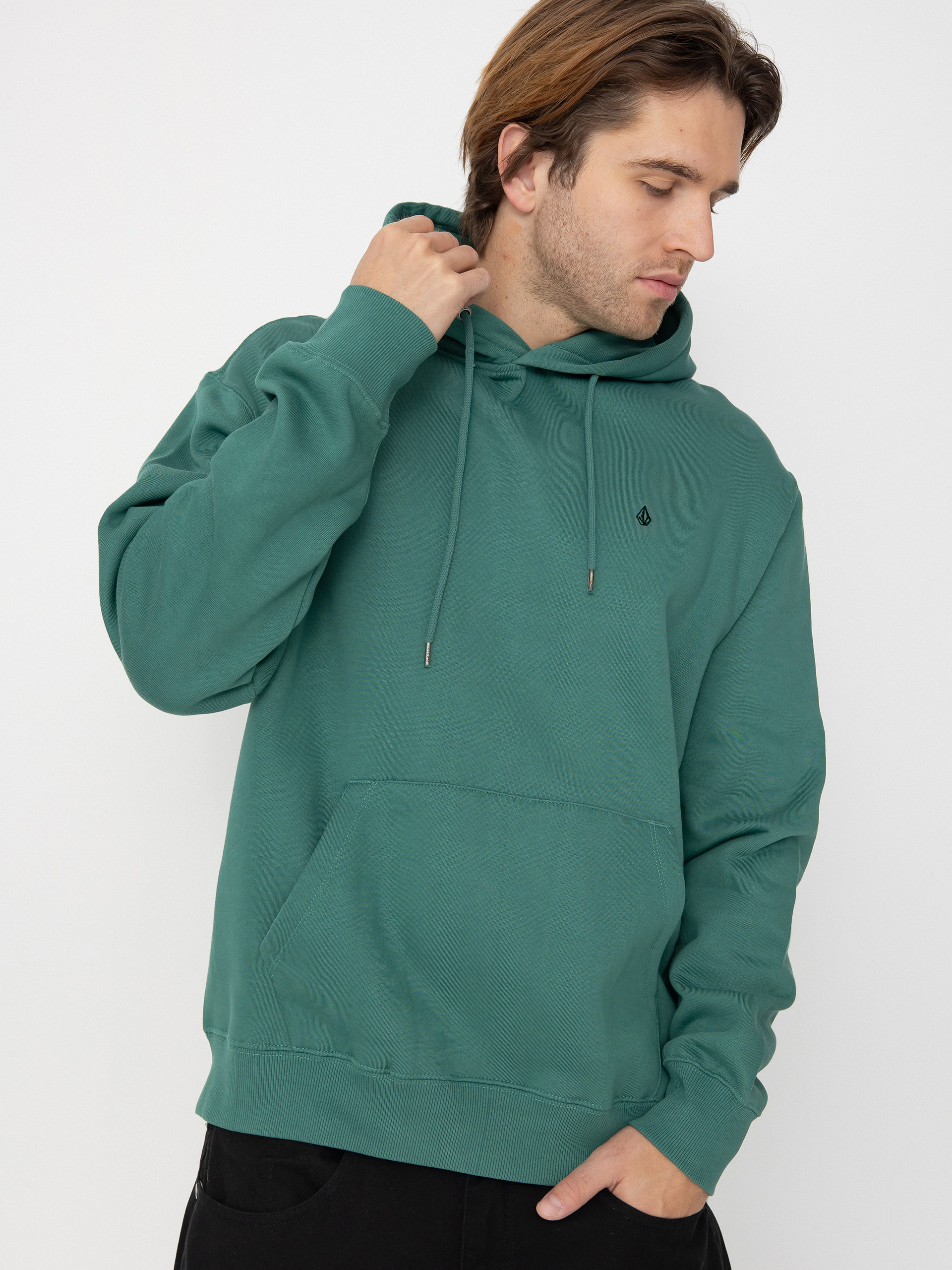 Mikina s kapucňou Volcom Single Stone HD (sea green)