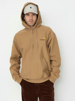 Mikina s kapucňou Carhartt WIP American Script HD (peanut)