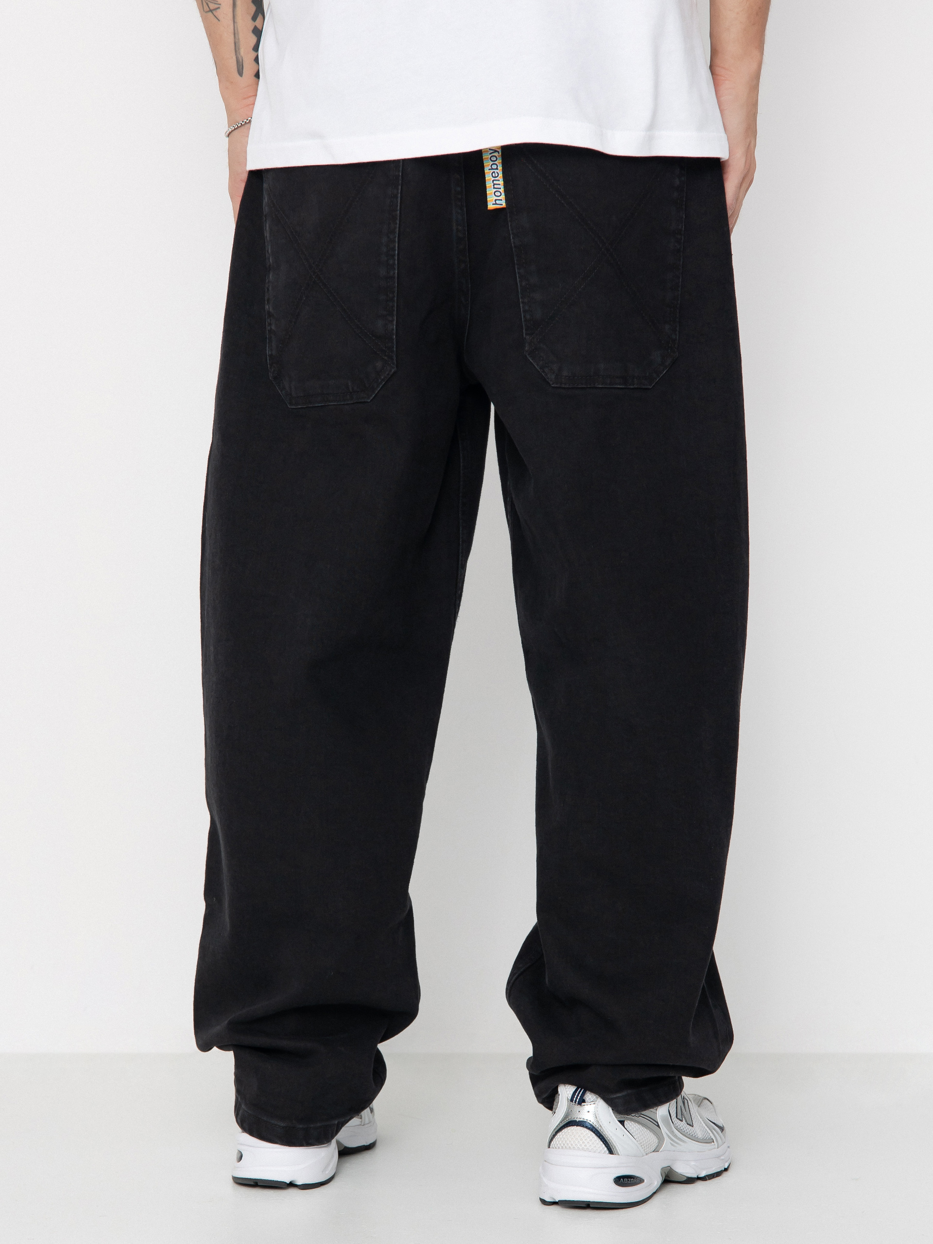 Nohavice Homeboy X Tra Monster Denim (washed black)