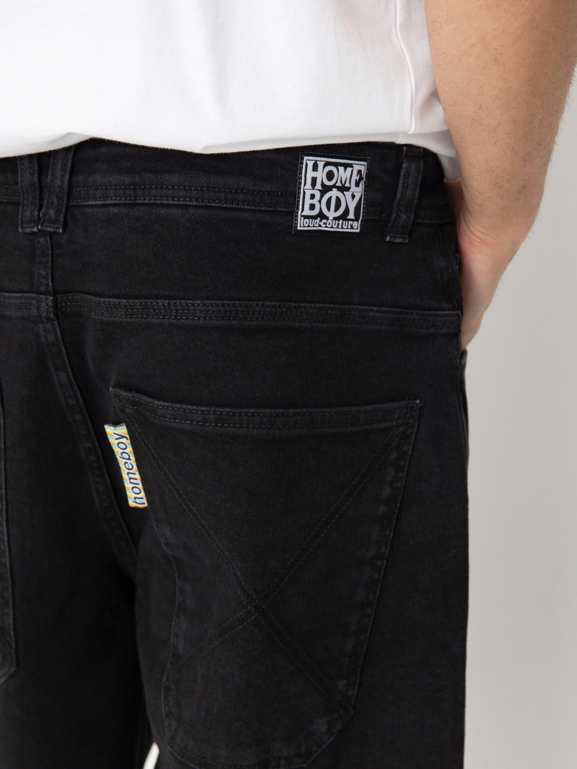 Nohavice Homeboy X Tra Monster Denim (washed black)