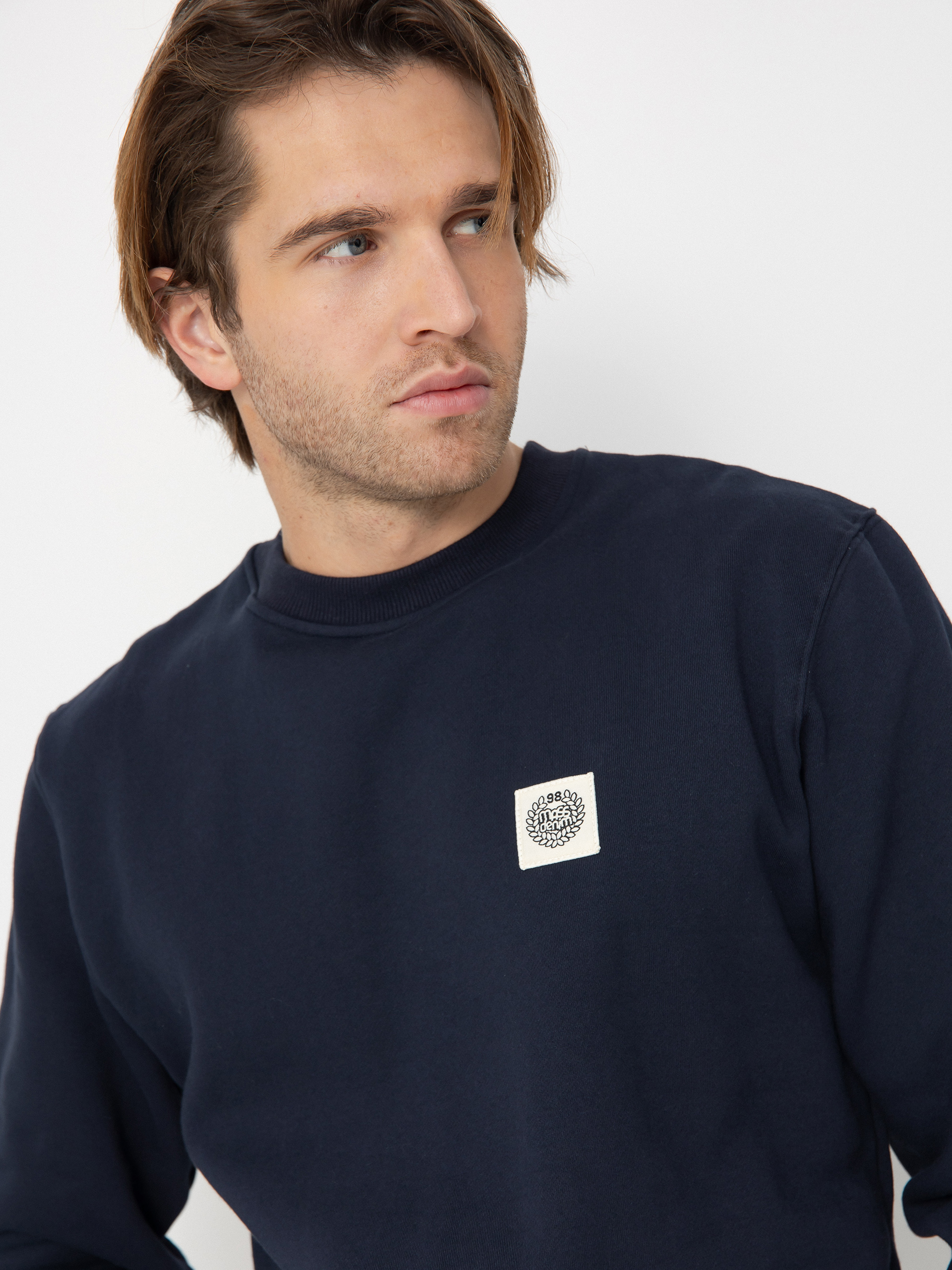 Mikina MassDnm Patch Crew (navy)