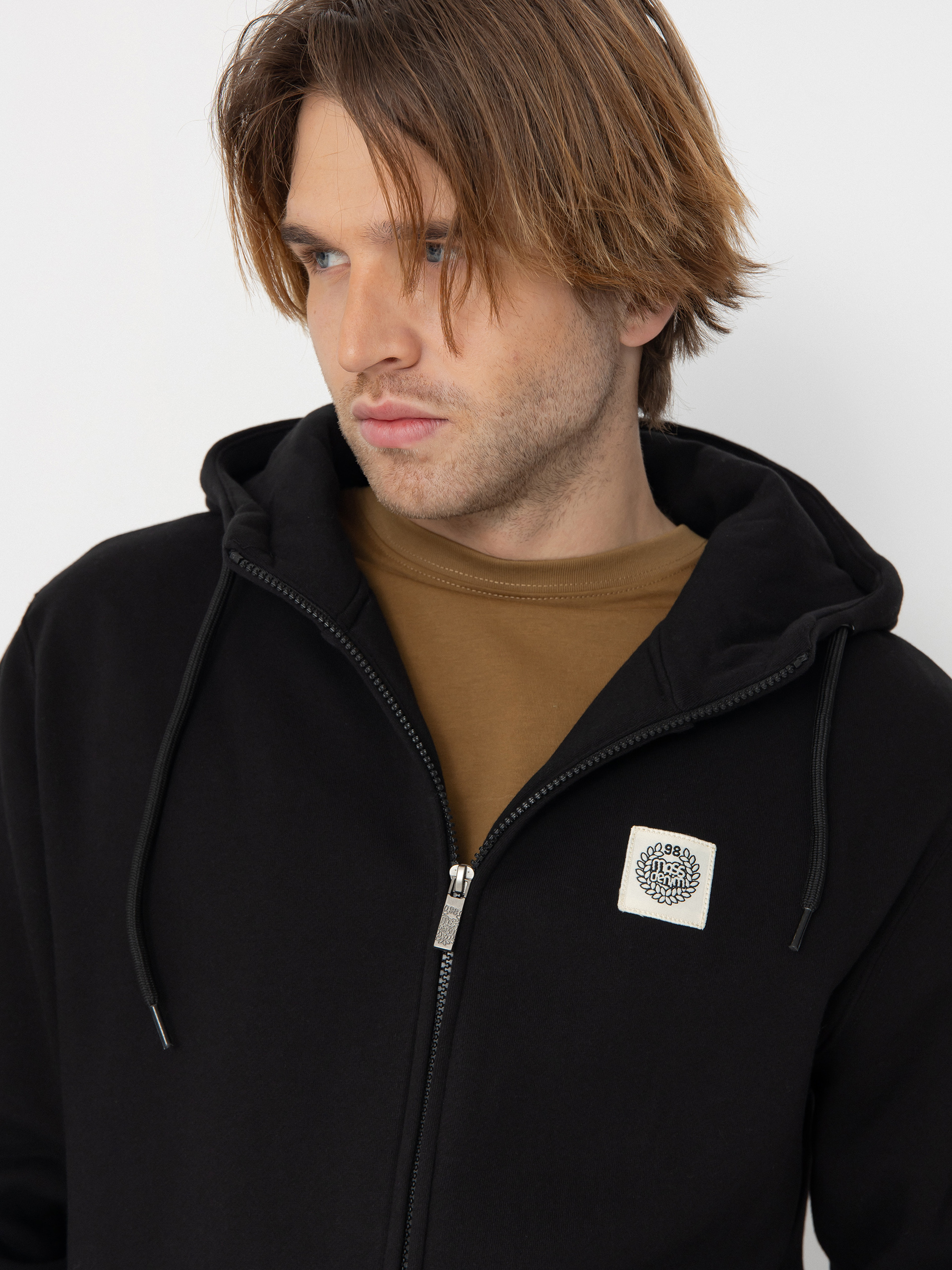 Mikina s kapucňou MassDnm Patch ZHD (black)