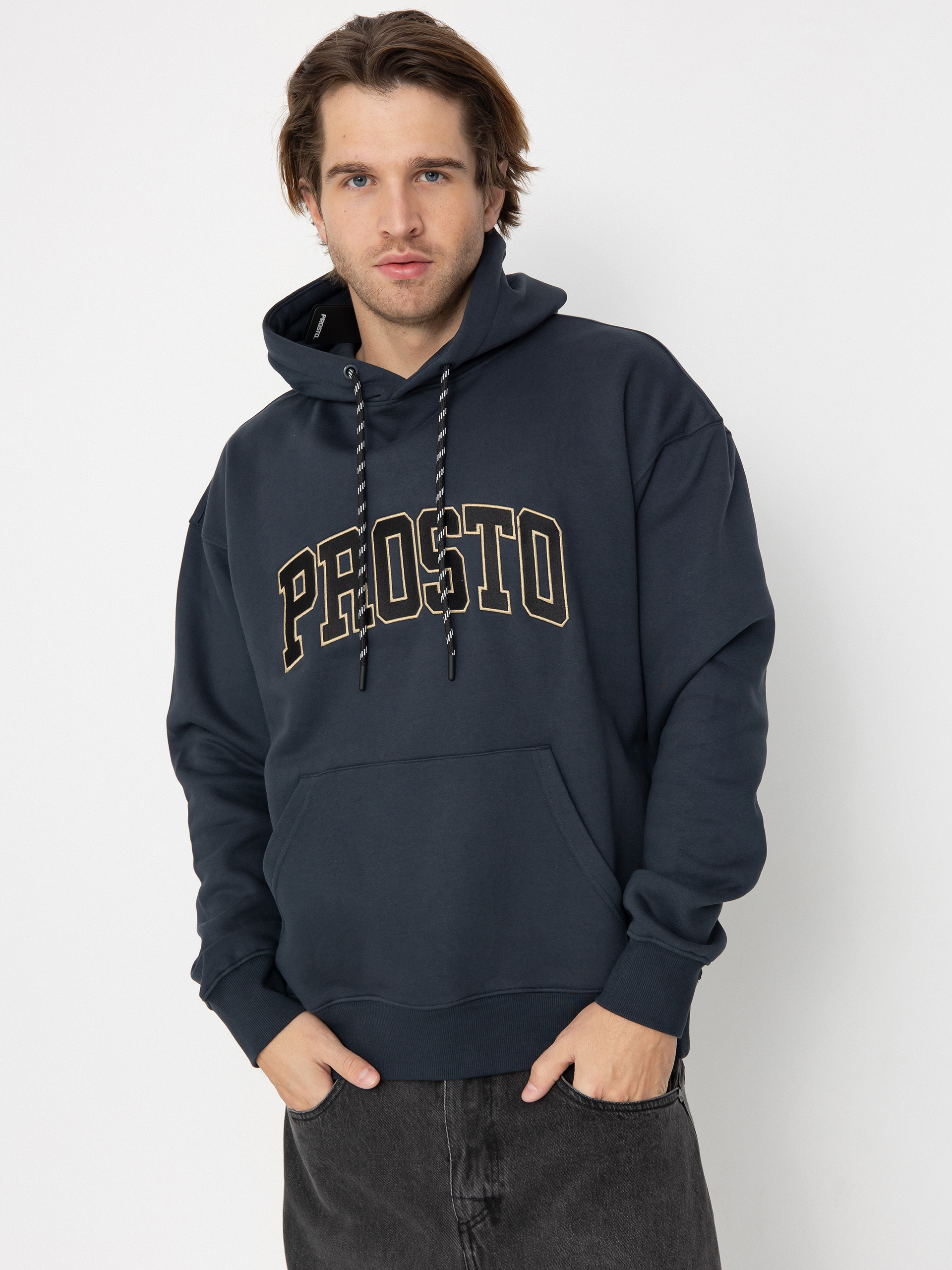 Mikina s kapucňou Prosto College99 HD (navy)