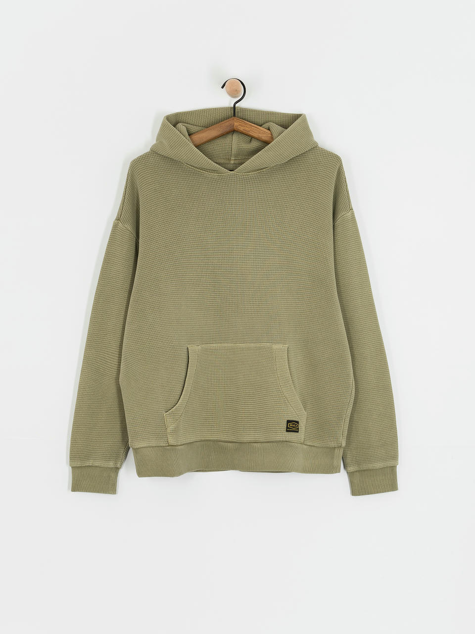 Mikina s kapucňou RVCA Dayshift Thermal HD (olive)