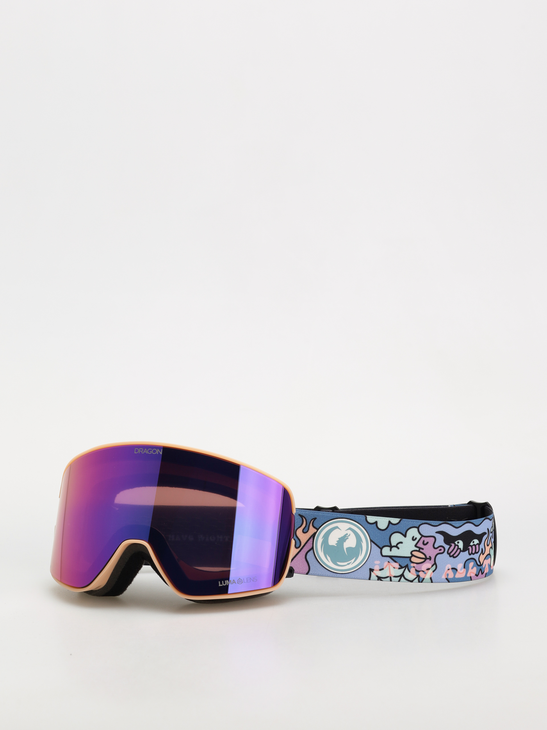 Snowboardové okuliare Dragon NFX2 (fasani24/lumalens purple ion+lumalens violet)