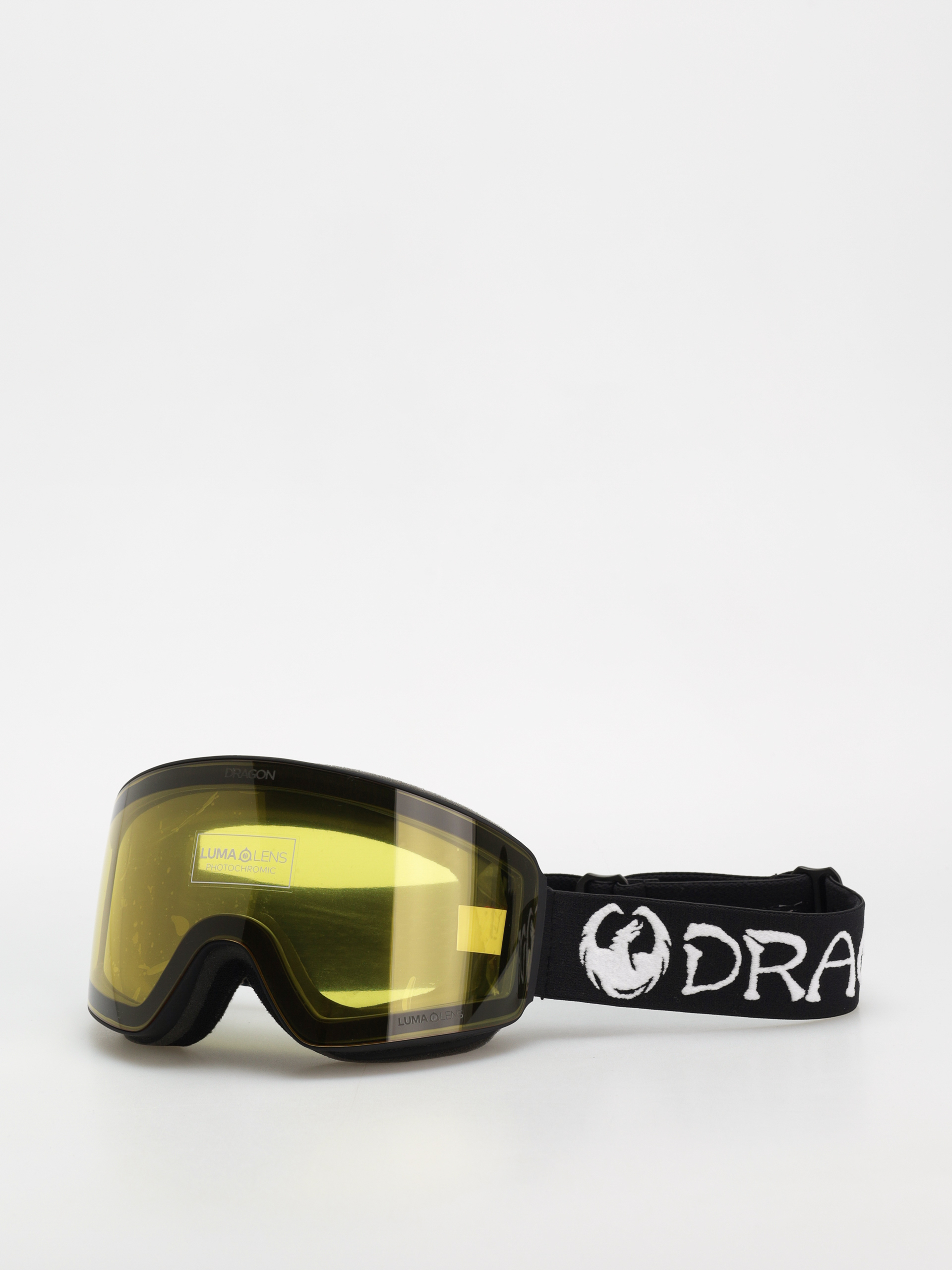 Snowboardovu00e9 okuliare Dragon PXV (classicblack/lumalens photochromatic yellow)