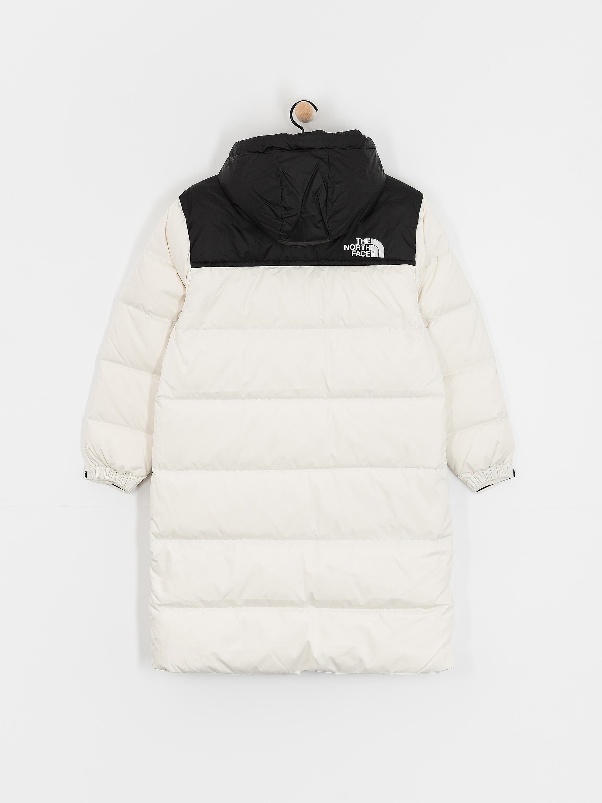 Bunda The North Face Nuptse Parka Wmn (white dune/tnf black)