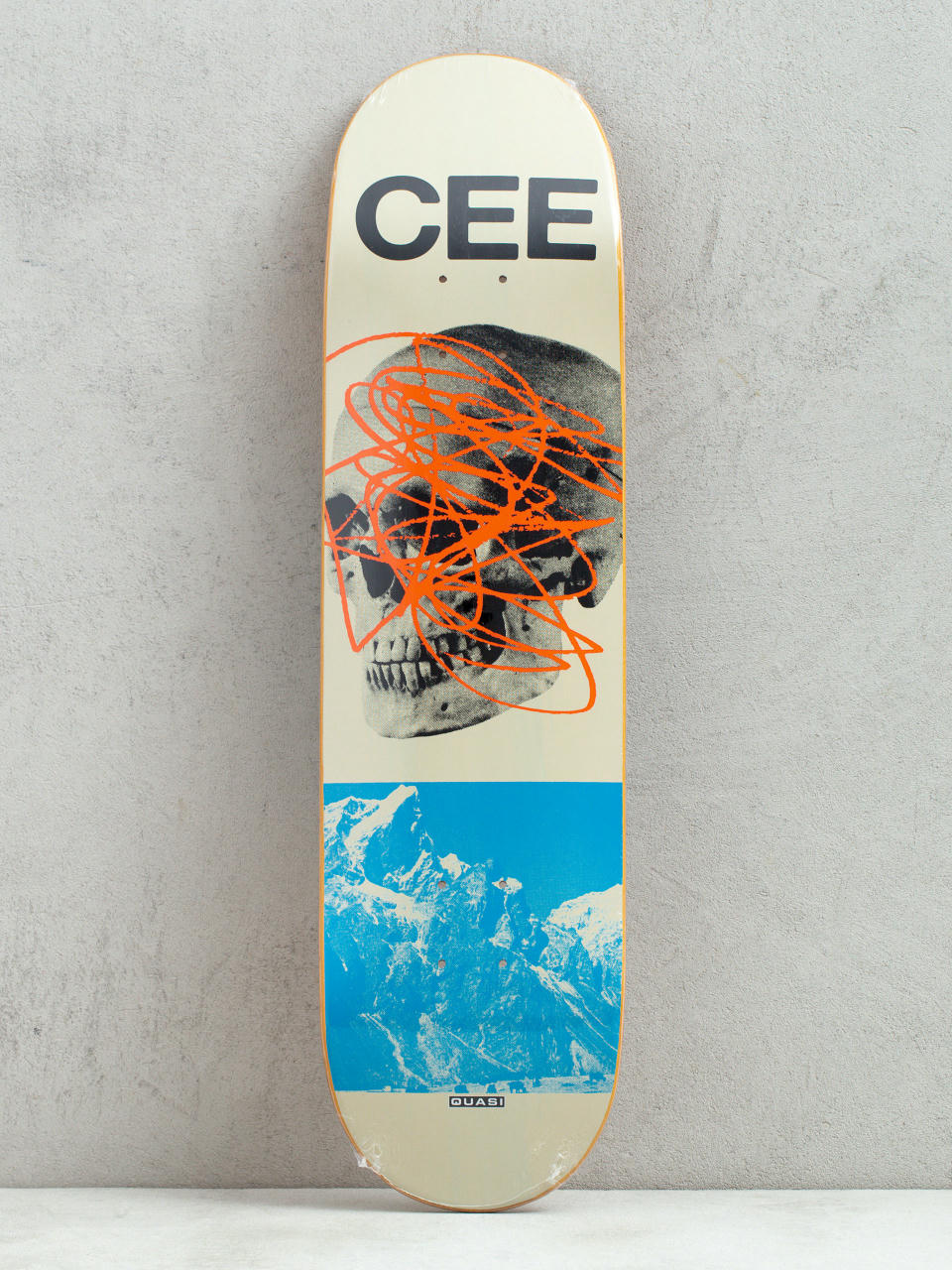 Doska Quasi Skateboards Crockett Mountain (beige/blue)