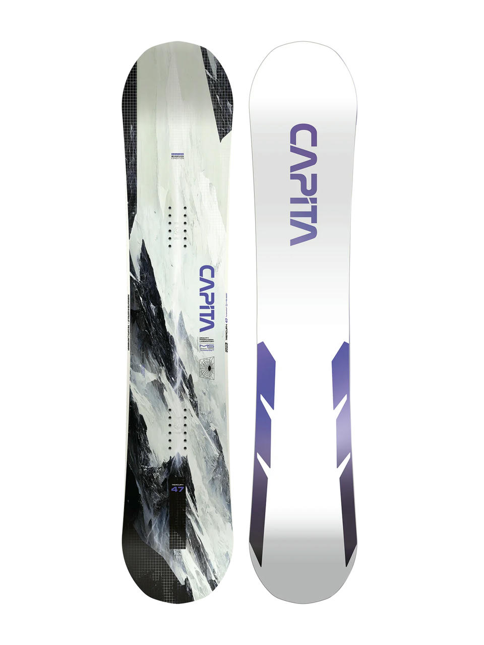 Pánska Snowboard Capita Mercury (white/violet)