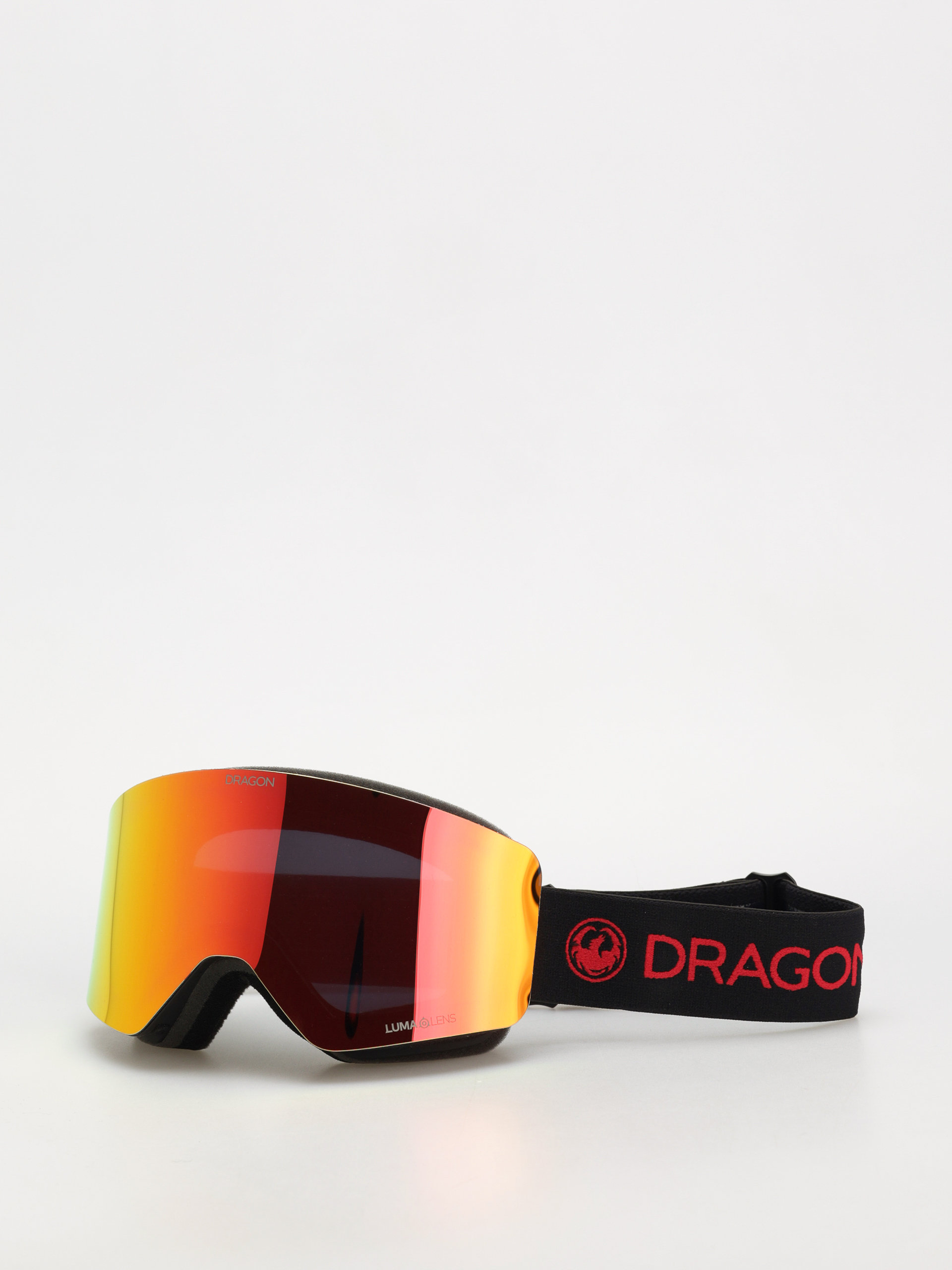 Snowboardové okuliare Dragon R1 OTG (blackred/lumalens red ion+lumalens light rose)