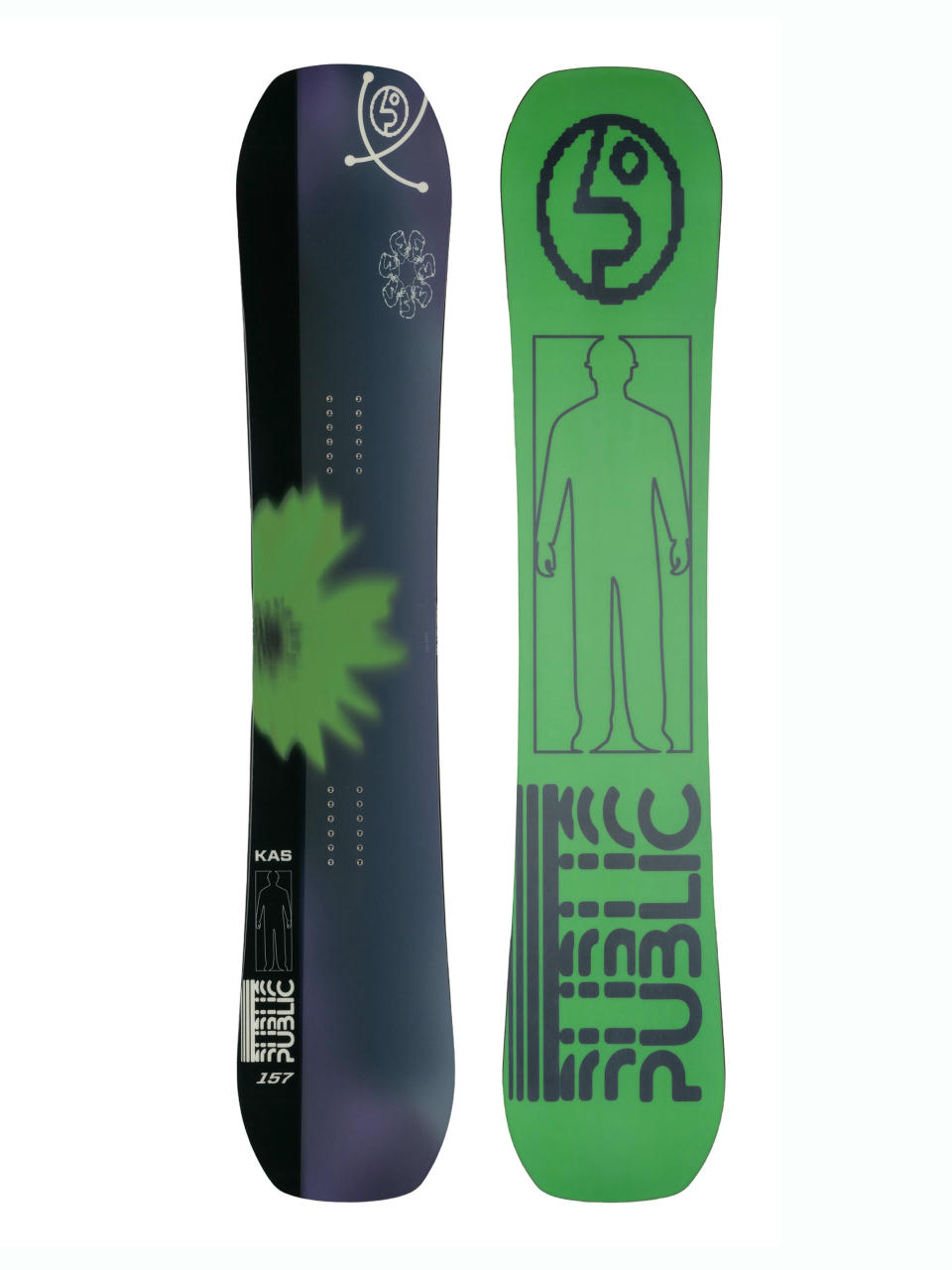 Pánska Snowboard Public Statement (green/black)