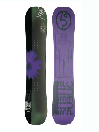 Snowboard Public Statement (purple/black)