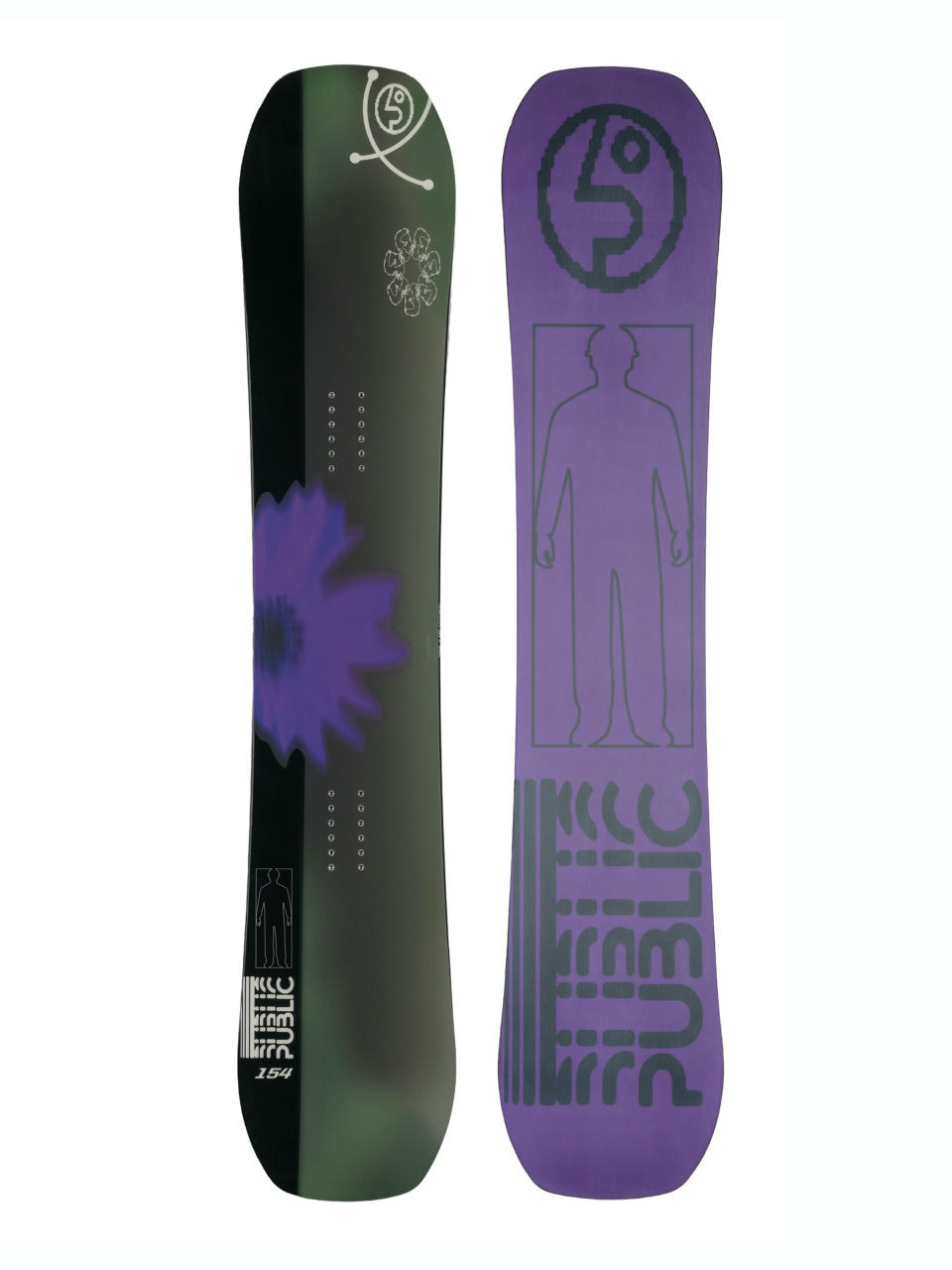 Pánska Snowboard Public Statement (purple/black)